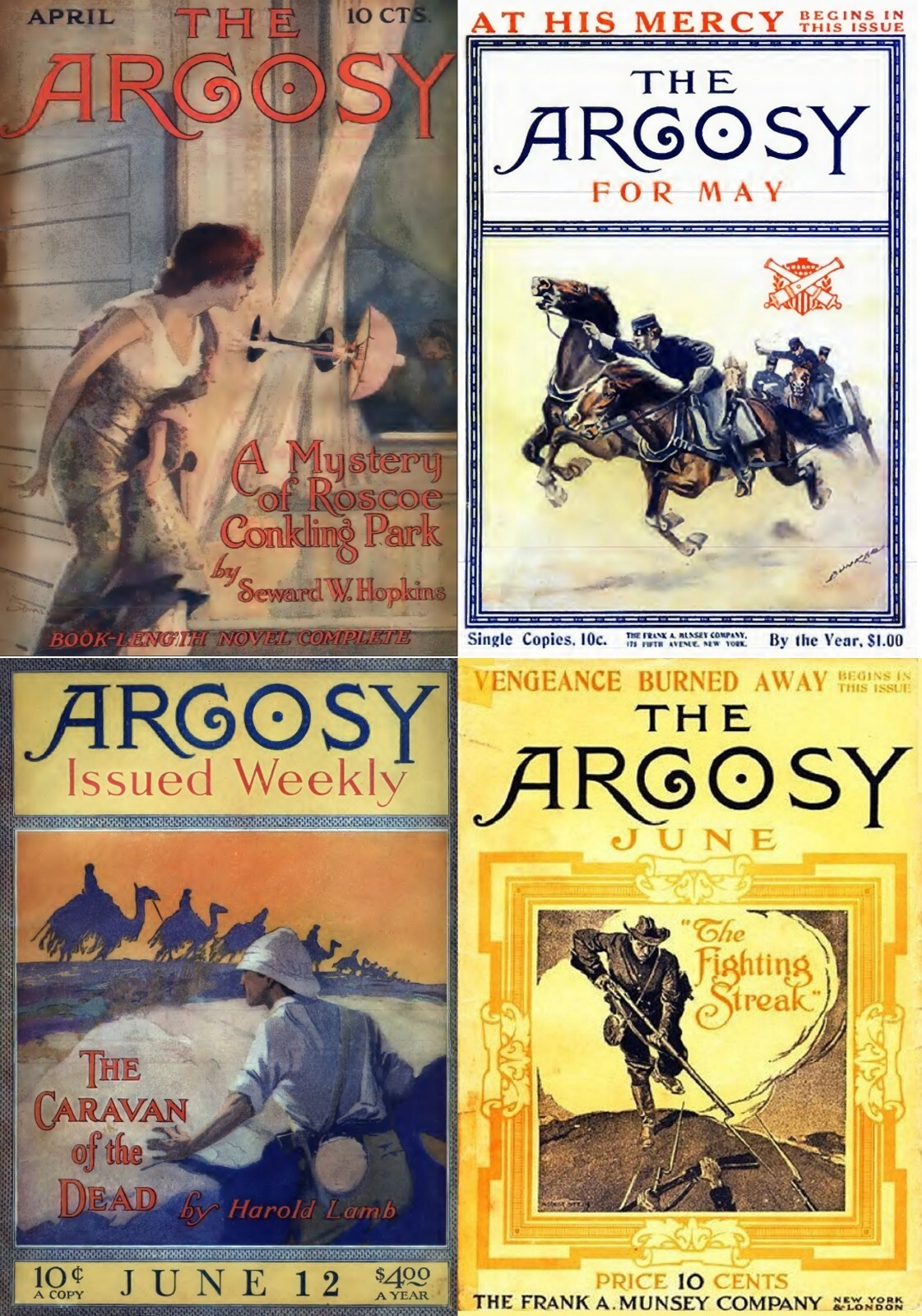 66 Old Issues of The Argosy – Stories of Life Love & Adventure Magazine DVD
