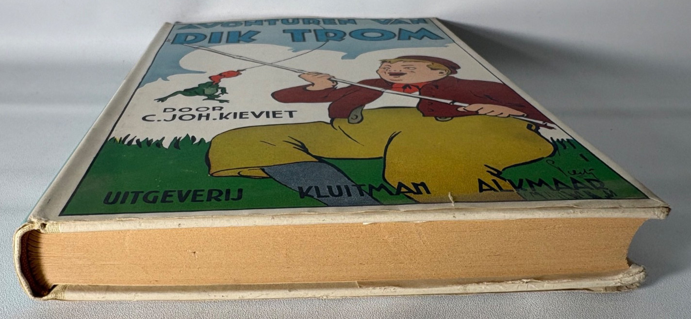 Vintage Dutch Children’s Book Avonturen van Dik Trom C. Joh. Kieviet 13e Druk