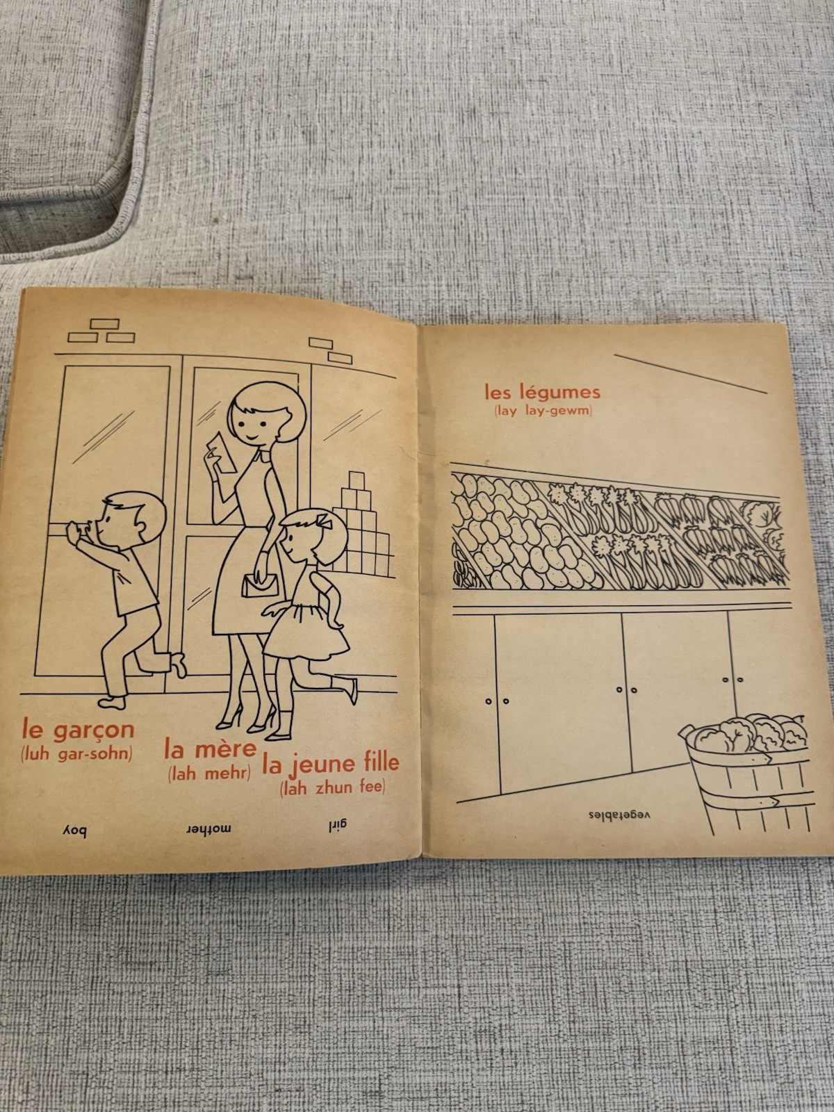 Vintage 1965 Say It In French Vol II Whitman Help Yourself Workbook Ages 6-9