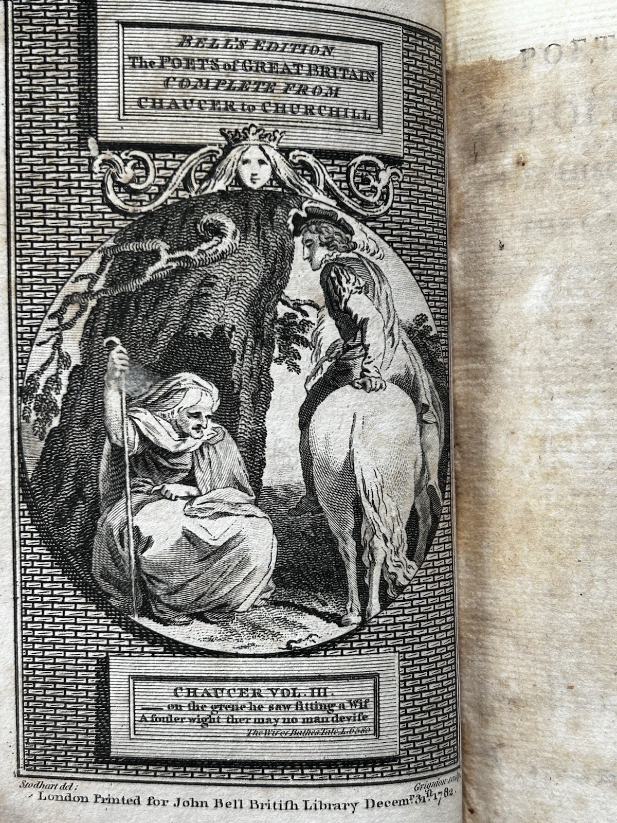 FULL SET The Poetical Works of Chaucer – Apollo Press Bell 1782 – 14 vols in 7