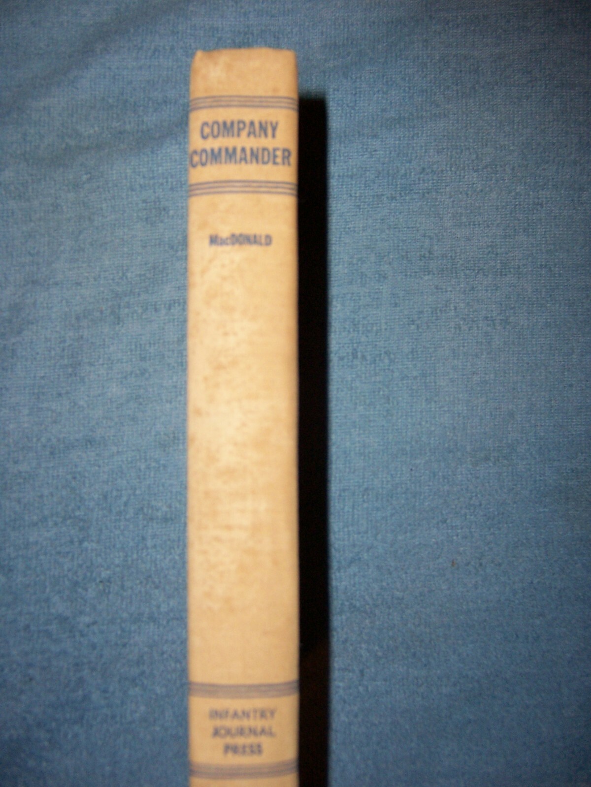 COMPANY COMMANDER by Charles B. MacDonald/1st Ed/HC/Military/WWII 1939-45