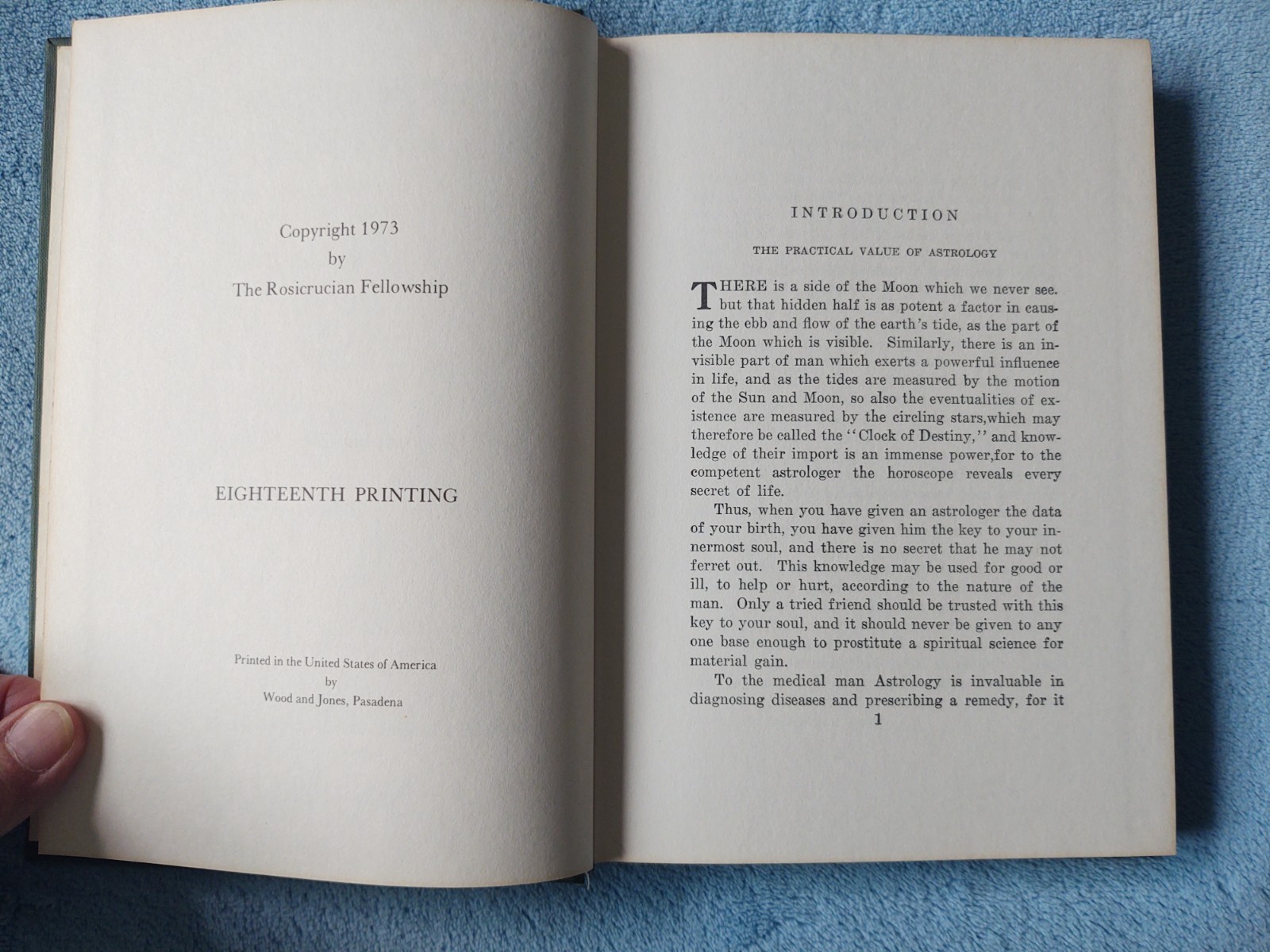 Max Heindel Simplified Scientific Astrology HC Rosicrucian Fellowship 1973