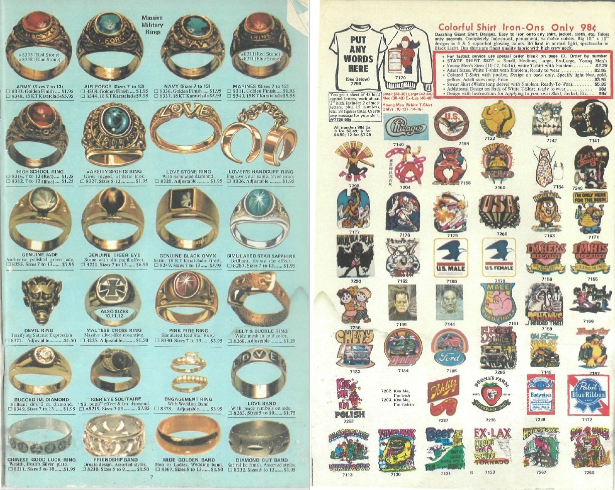 8 old Johnson Smith Co. Curios Gifts Novelty Catalogs (1960s, 70s & 90s) on DVD
