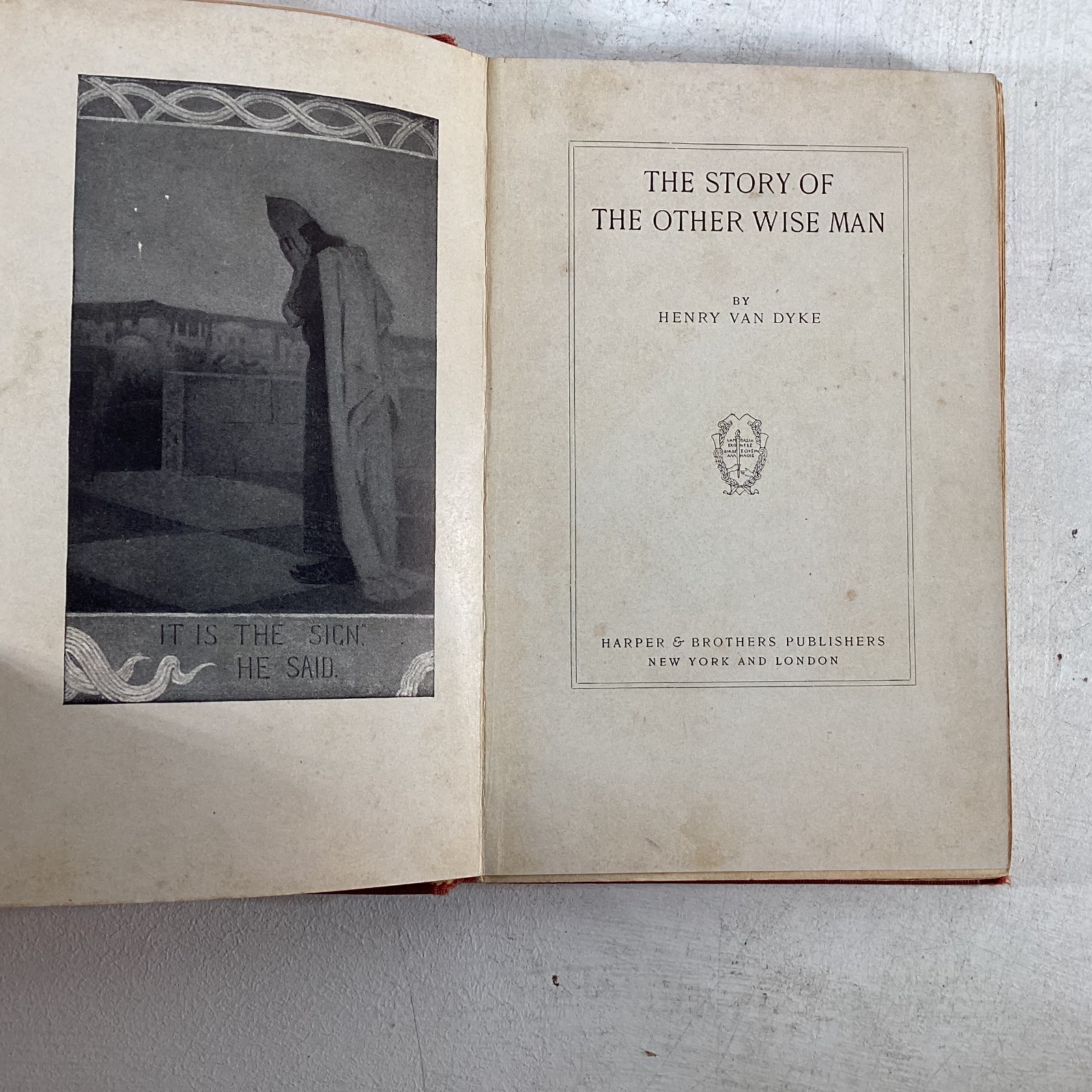 The Story Of The Other Wise Man by Henry Van Dyke, 1895 1st Ed. Hardcover