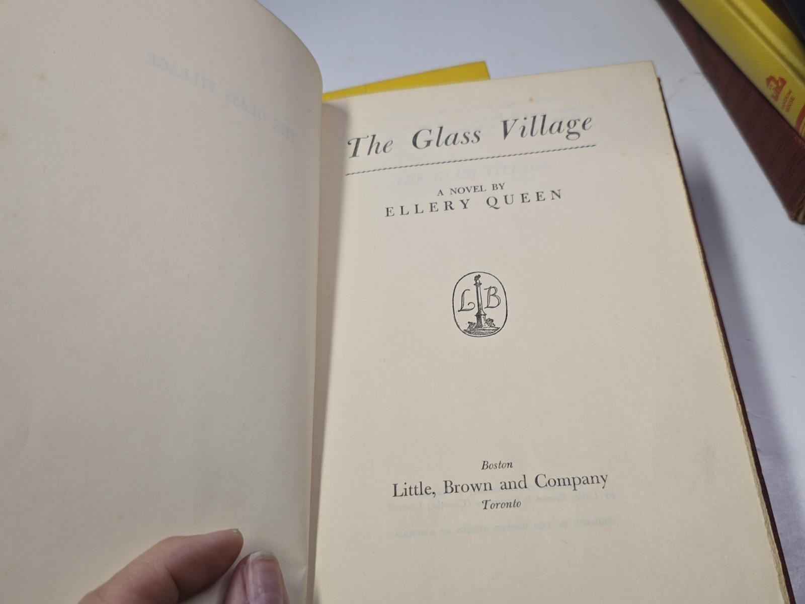 Ellery Queen Hardcover Books Mystery Crime Vintage Lot of 9 Thrillers