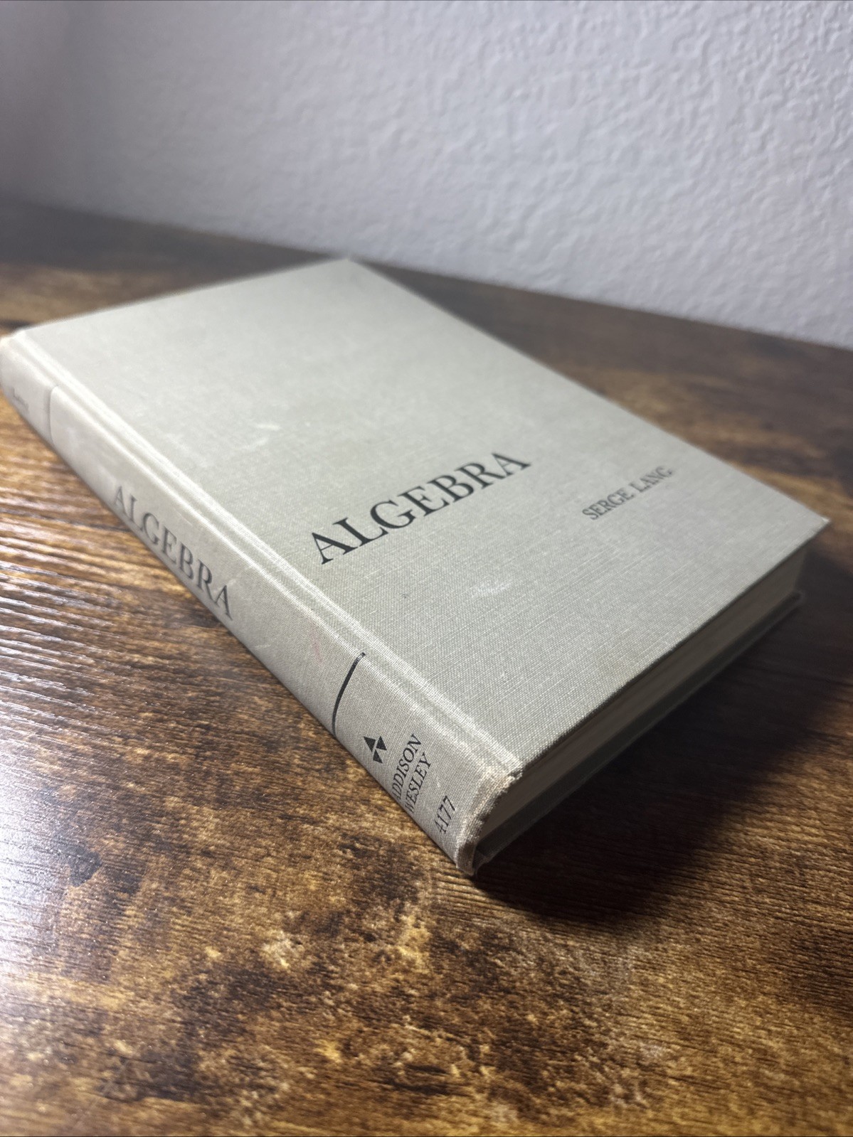 1965 Algebra by Serge Lang Hardcover Book