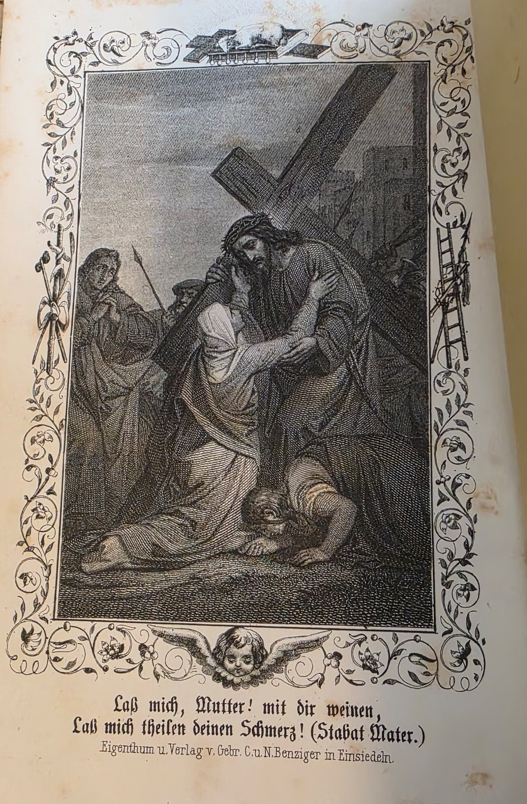 Antiq. Passion of Our Lord Jesus Christ Anne Katharina Emmerich German Lang 1865