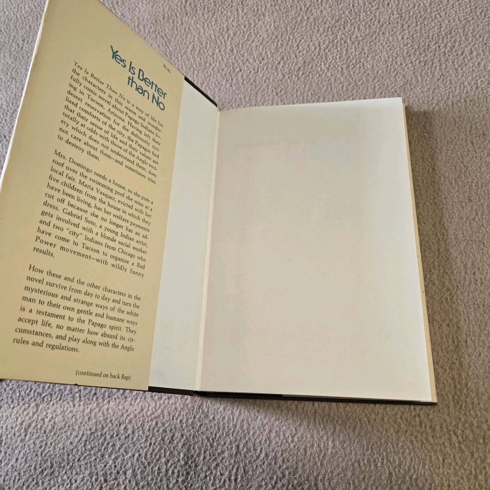Yes Is Better Than No, Byrd Baylor, 1st Edition/1st Printing, 1977, HC/DJ