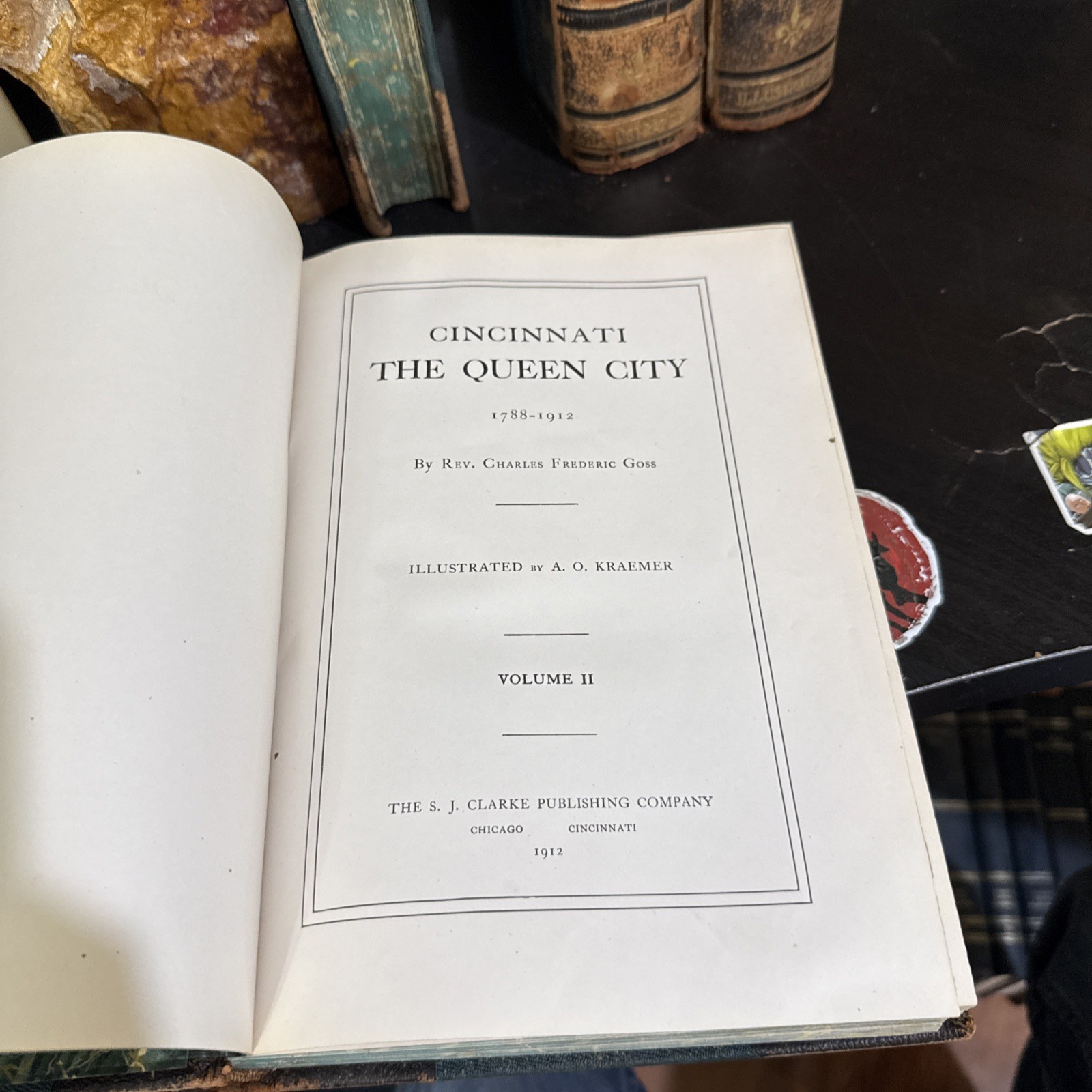 CINCINNATI The Queen City Charles Goss 4 Volume Set S.J. Clarke 1912