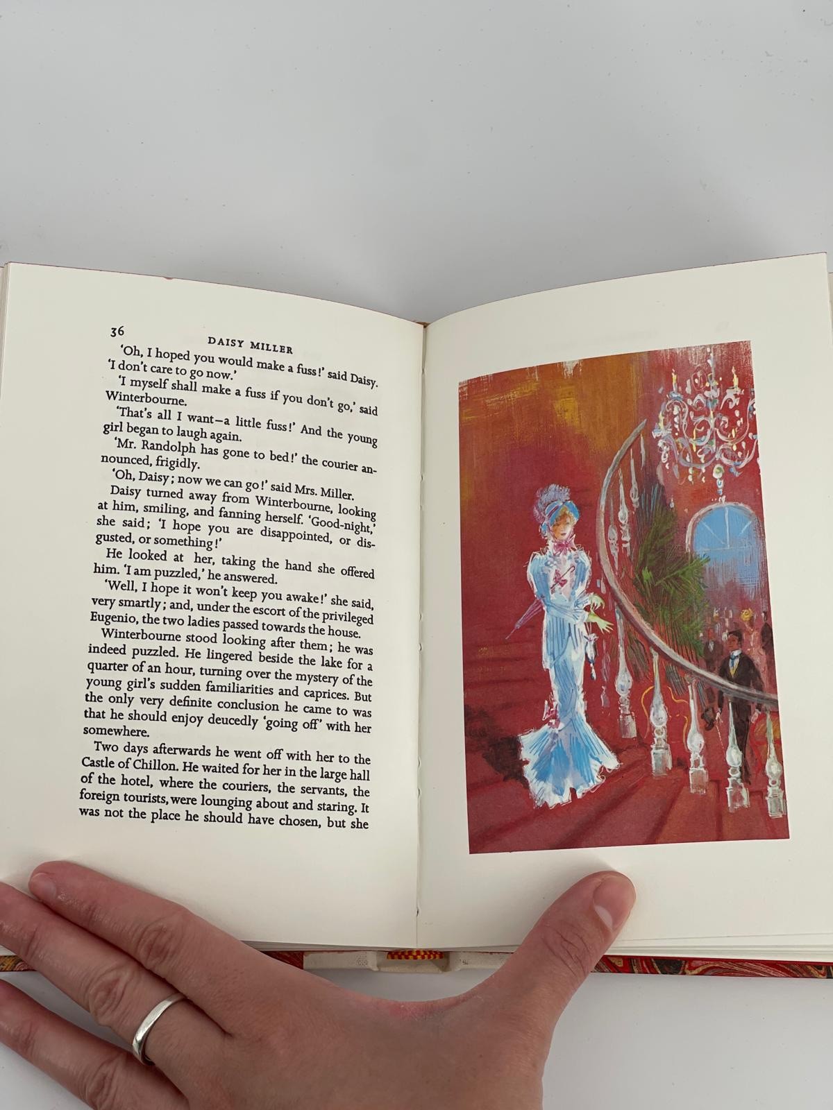 DAISY MILLER by HENRY JAMES * 1982 HARDCOVER, LUXURY EDITION by HERITAGE PRESS