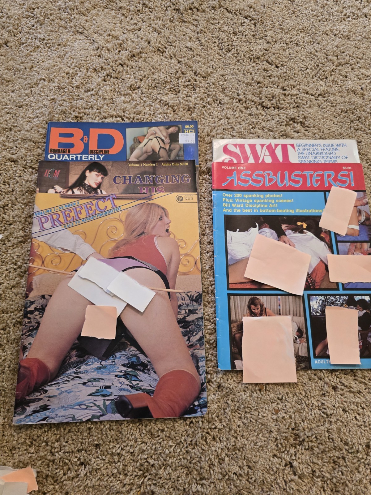 Lot of 5 Kinky Bondage Fantasy Magazines 1989-1993 Adult X