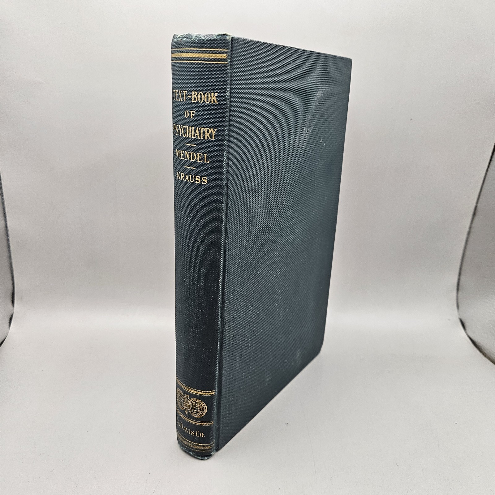 1907 Text-Book of Psychiatry Psychological Study of Insanity by Mendel