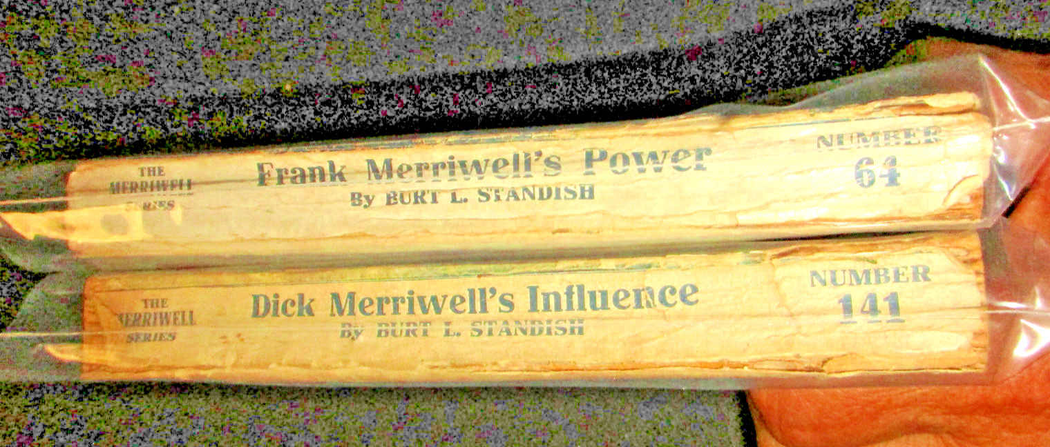 PULP 2YOUTH SERIES 1902 DICK MERRILL’S DIME NOVELS BURT STANDISH INFLUENCE POWER