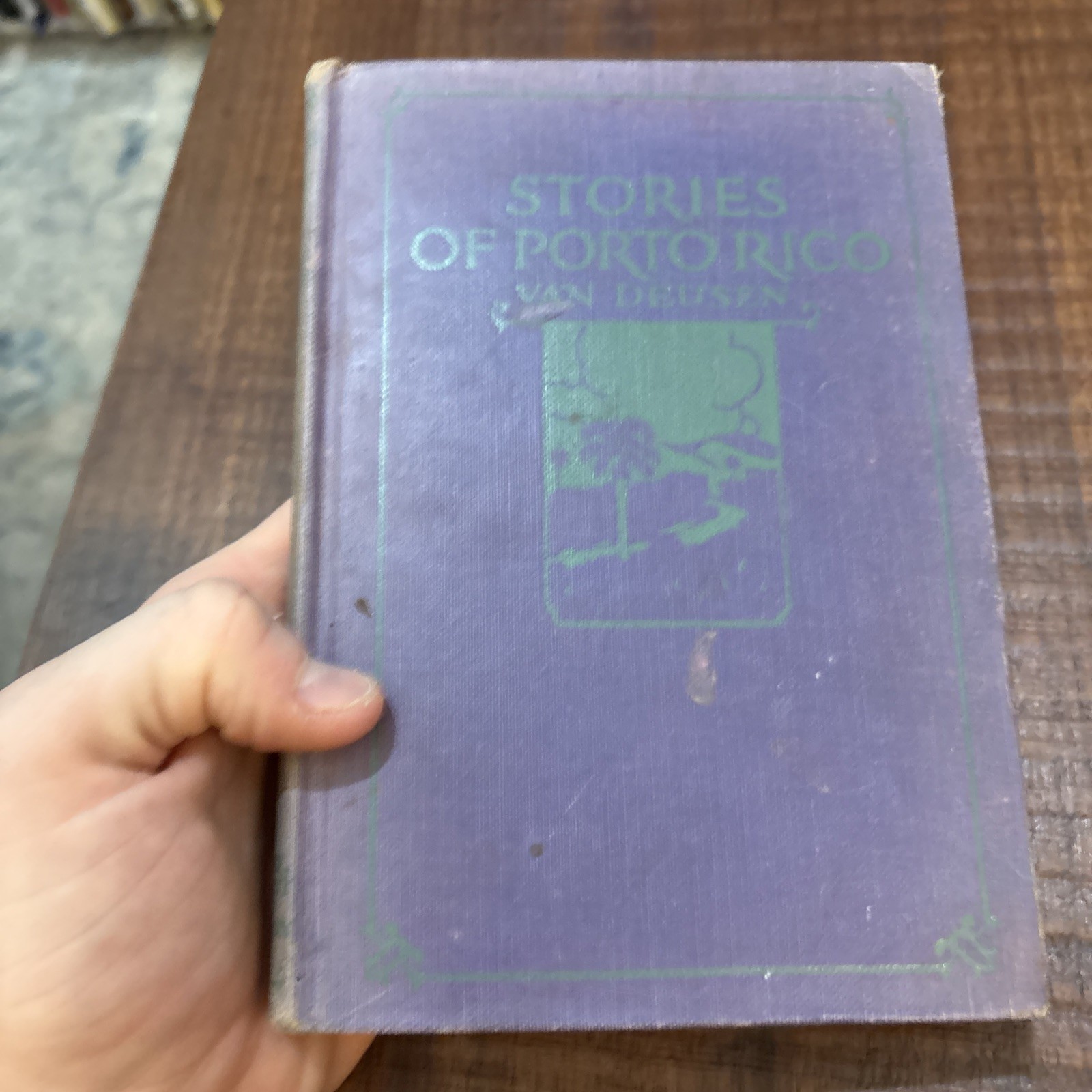 RARE Stories of Porto Rico By Van Deusen HC Puerto Rico b29