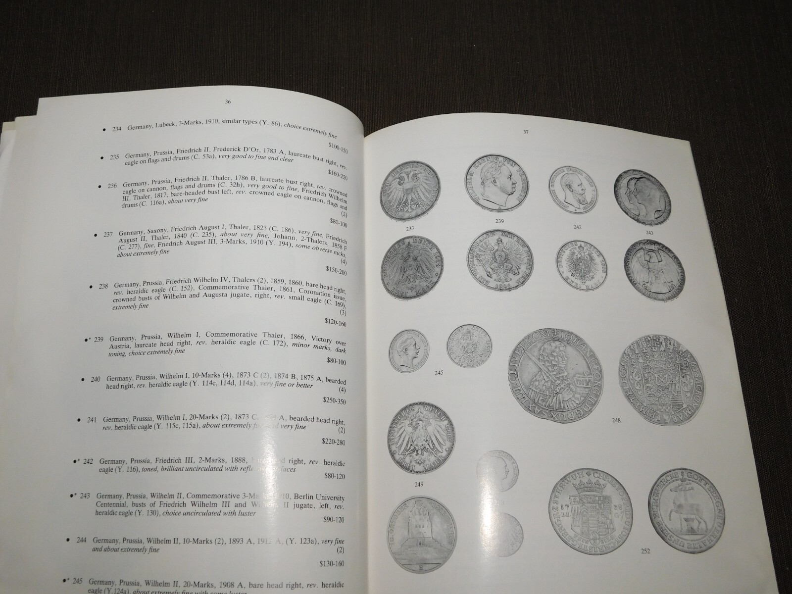 VINTAGE 1988 CHRISTIE’S NY US COINS AUCTION CATALOGUE BOOK