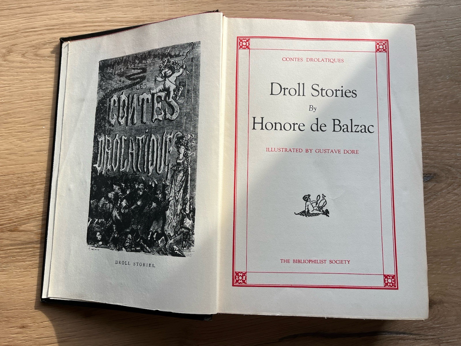 DROLL STORIES by Honore de Balzac 1874 Hardcover Illustrated by Gustavo Dore