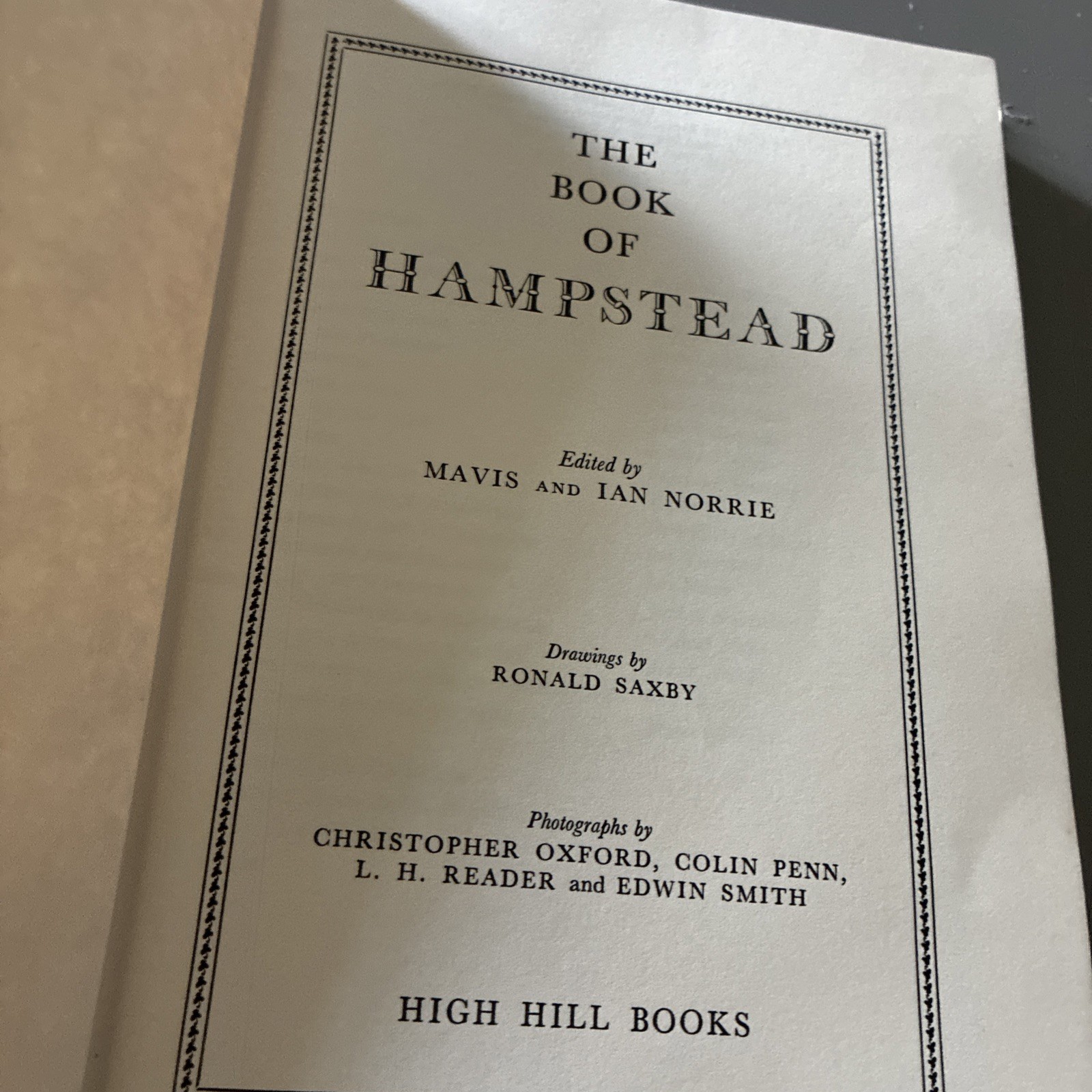 The Book of Hempstead Revised Edition Hardback Book