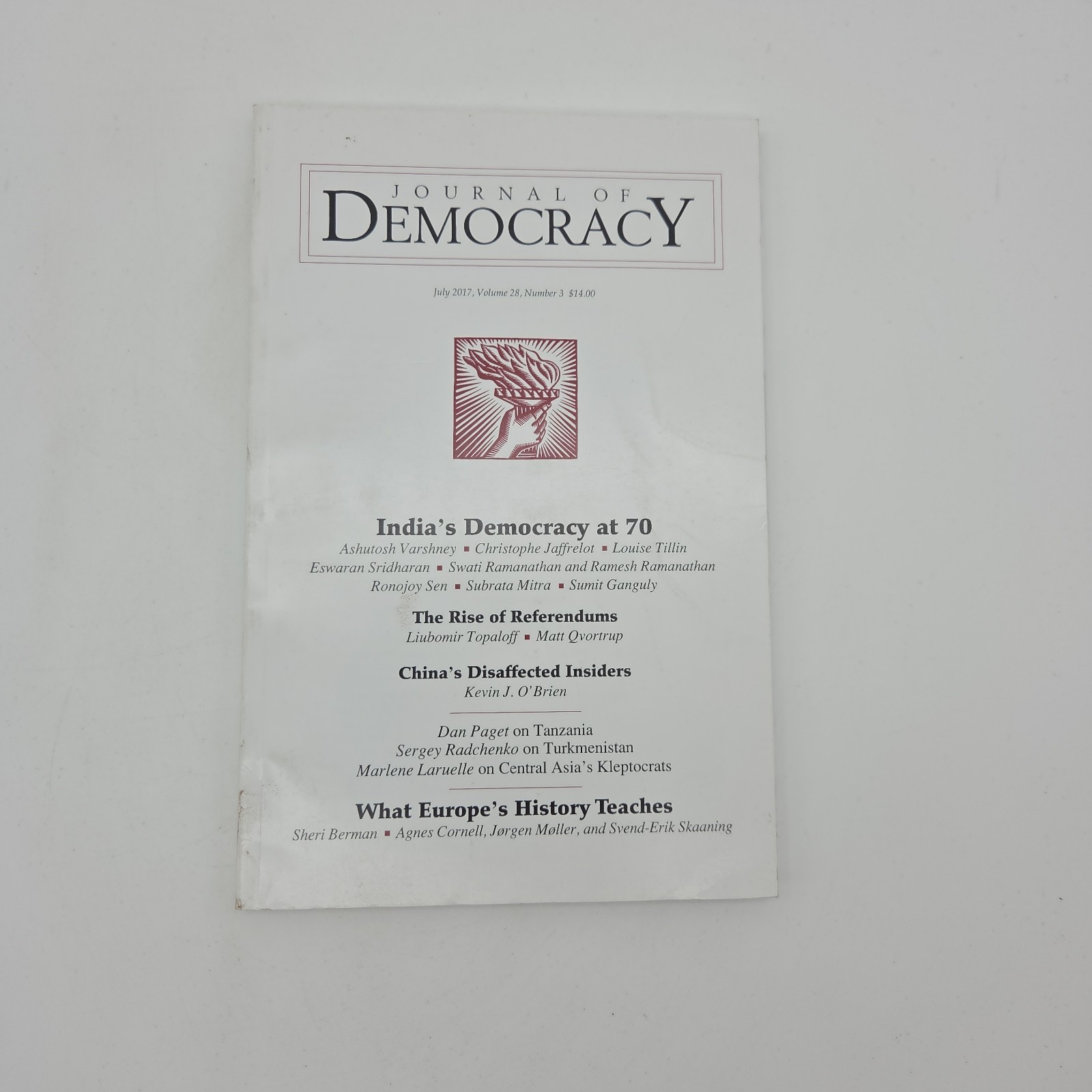 Journal of Democracy – Volume 31, July # 3 and October # 4