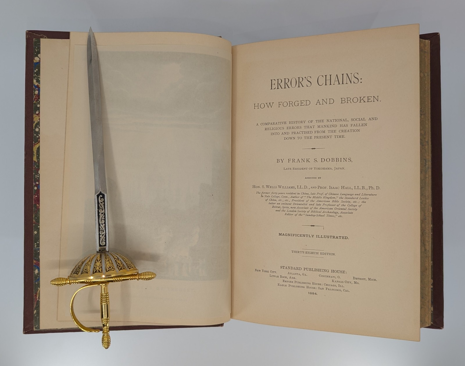 Error’s Chains: How Forged and Broken 1884 Antique Victorian Occult History Book