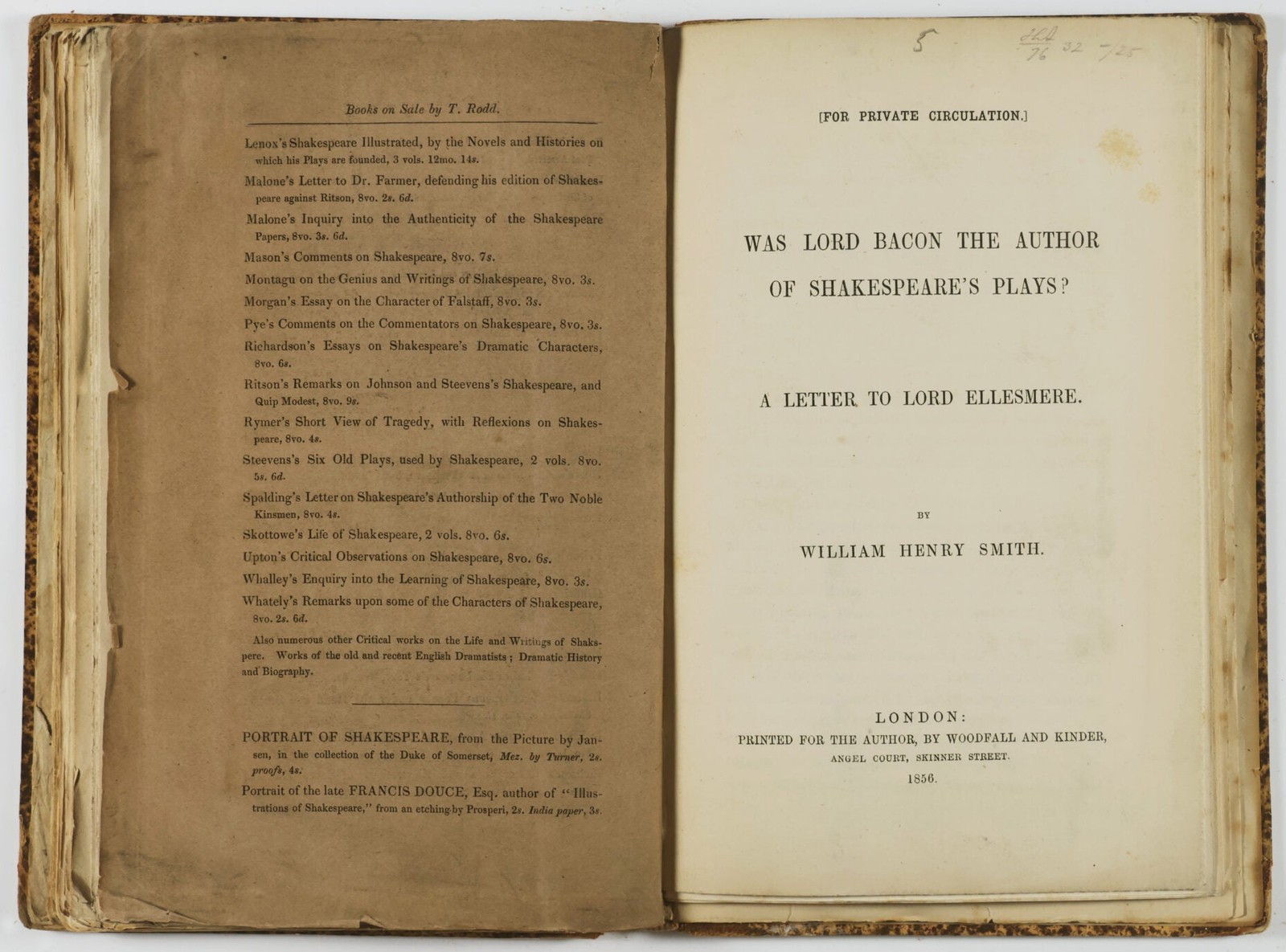 Matthew or John Wyatt / Comparative Review of the Opinions of Mr James Boaden