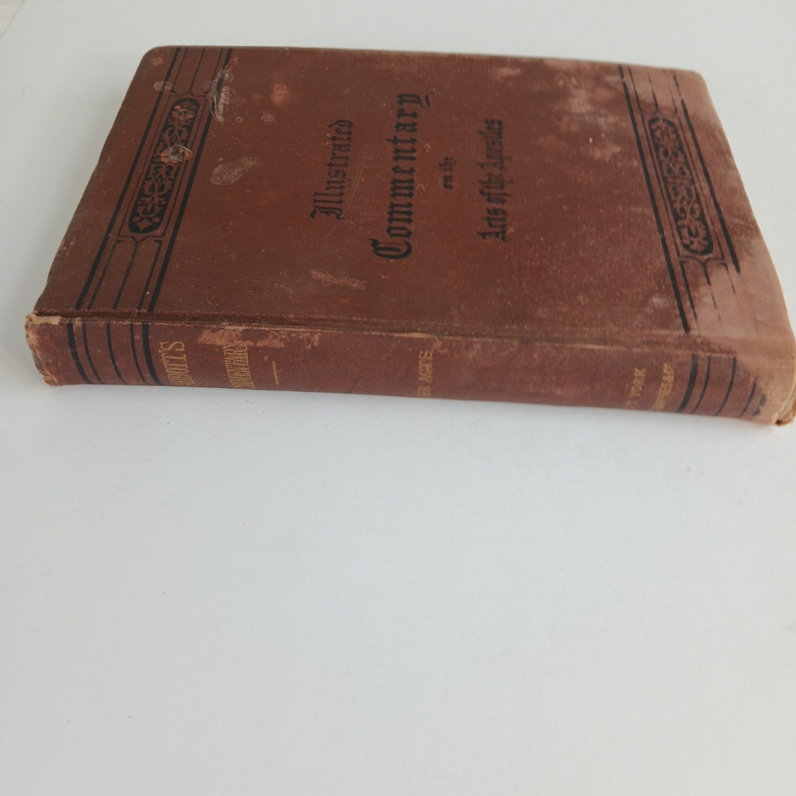 1876 An Illustrated Commentary On The Acts Of The Apostles Rev Lyman Abbot, WEAR