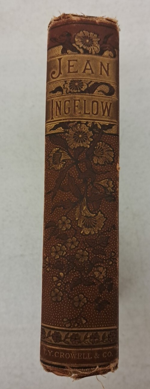 Beautiful Antique Book Gold Pages, 1863. Poetical Works Of Jean Ingelow #2.5.12l