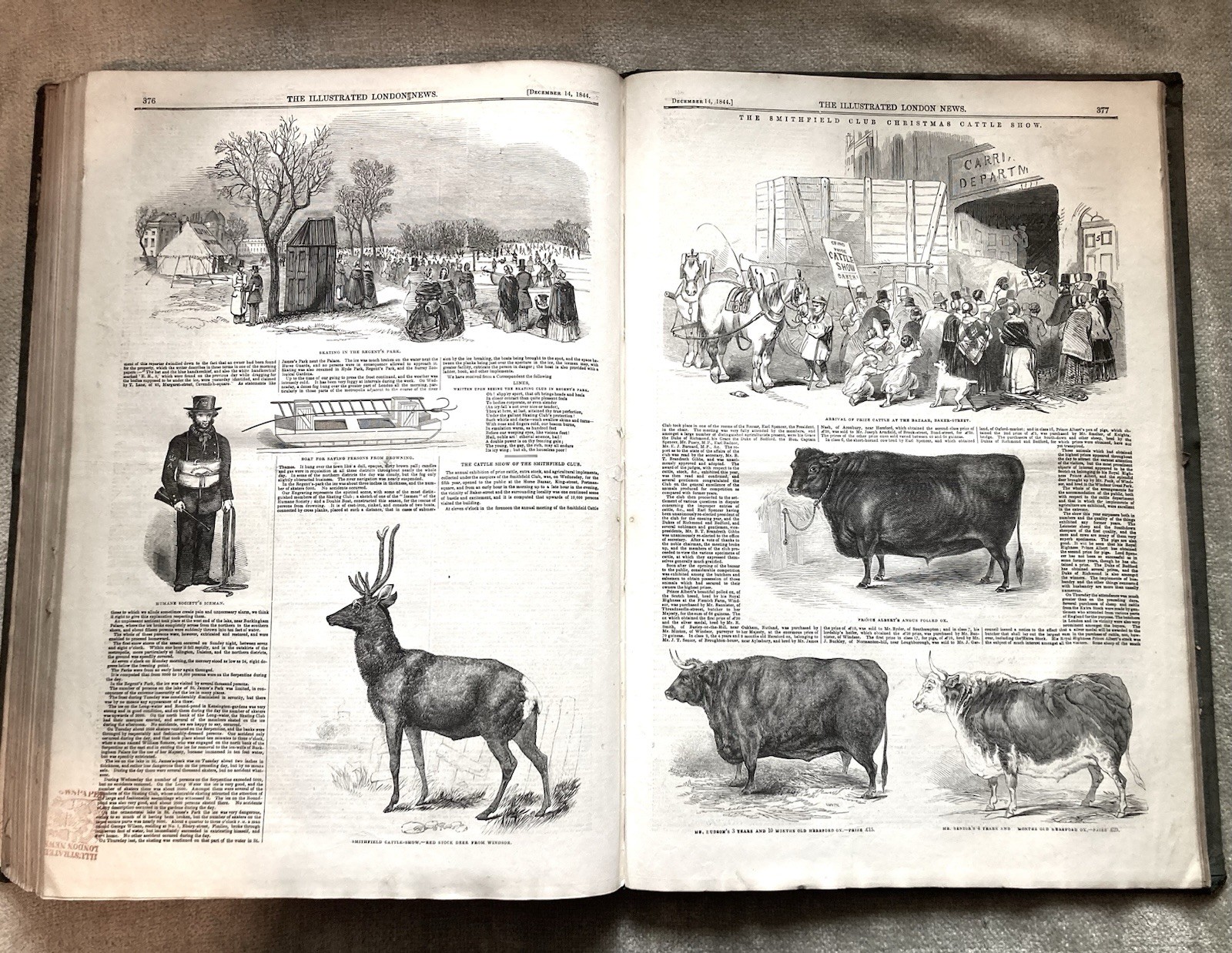 London Illustrated News, 1844, July-Dec., Politics, Arts, Culture, Illustrated