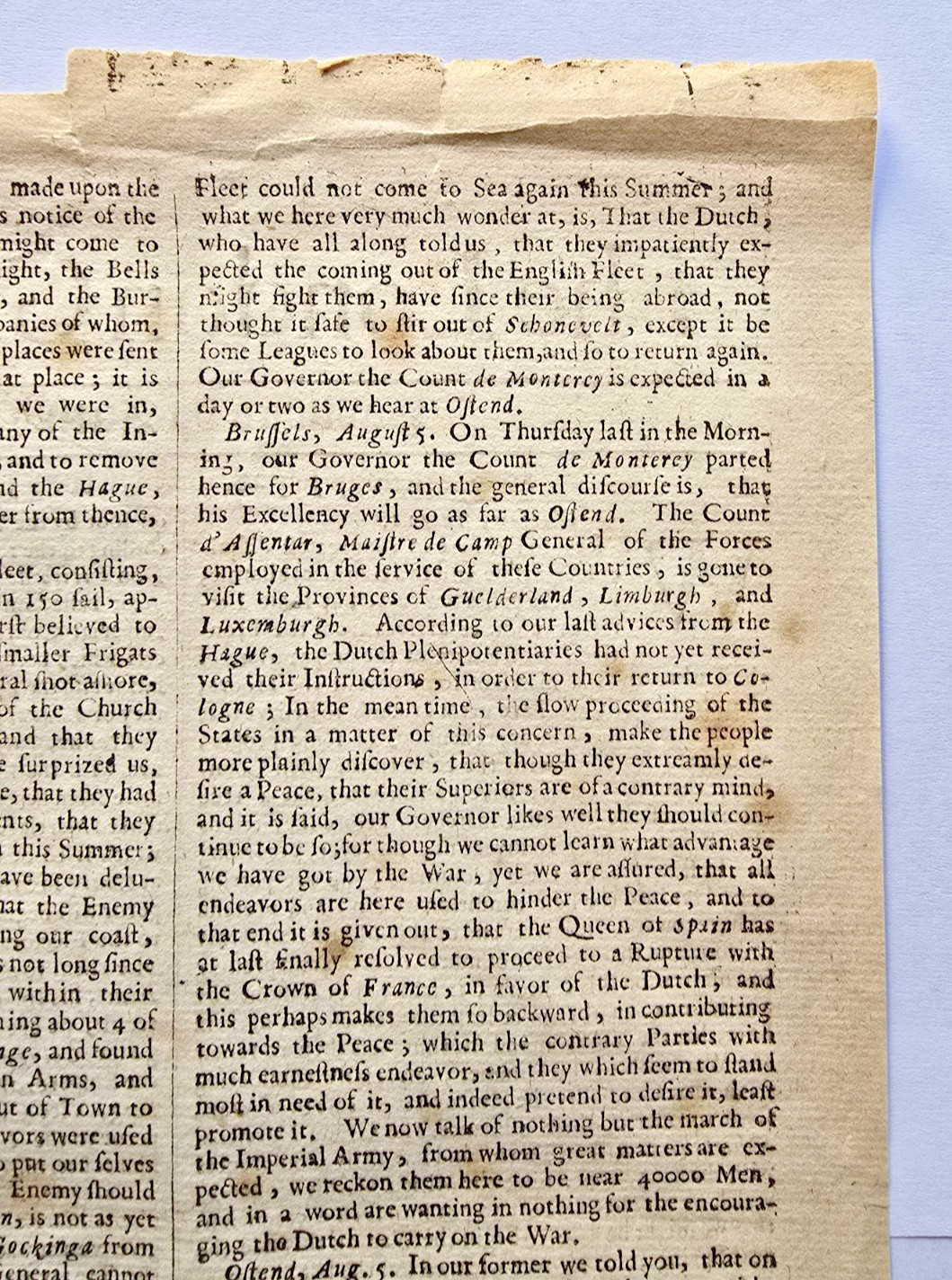 The London Gazette Issue #803 July 28-31, 1673! Over 350 Years Old!
