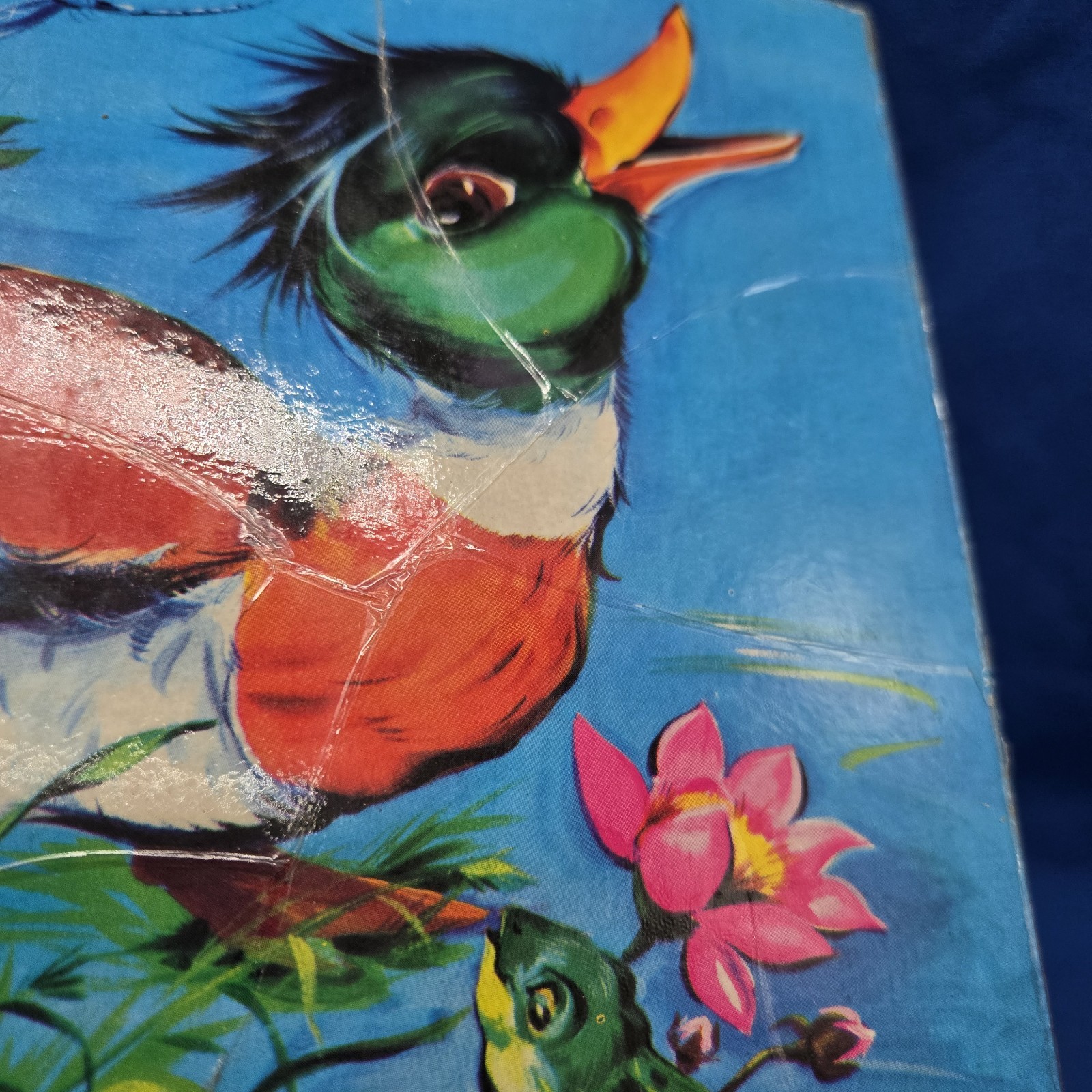 Vintage Day Forest Board Book Children Animals Nature Woodland Elementary Story