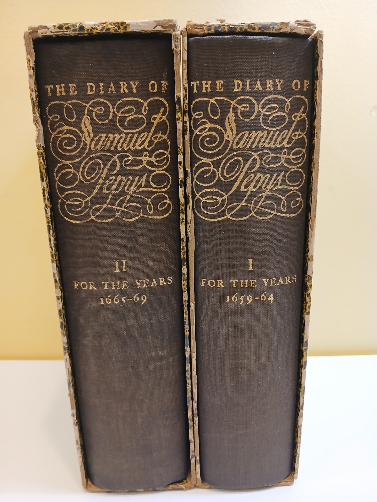 THE DIARY OF SAMUEL PEPYS William Sharp {2 Vols} Heritage Press w slipcase -BK1
