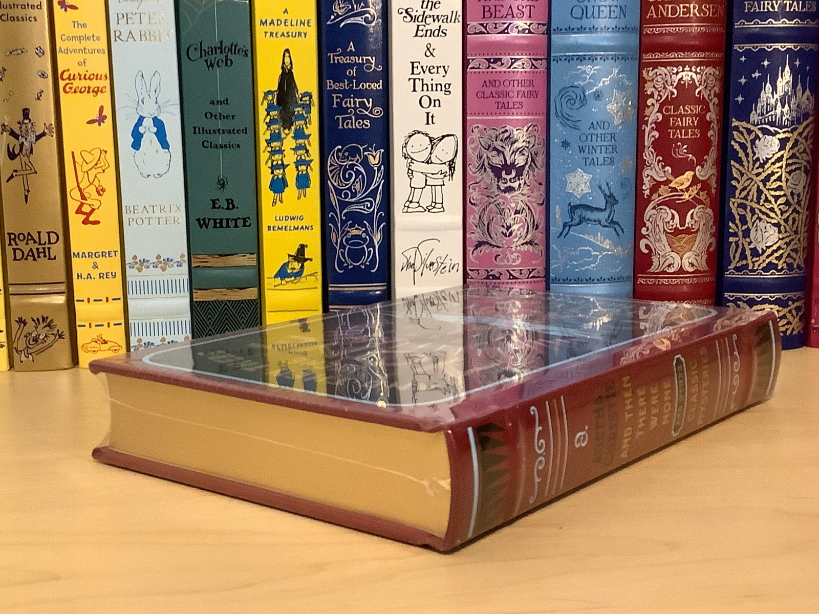 And Then There Were None & Other Classic Mysteries by Agatha Christie – leather
