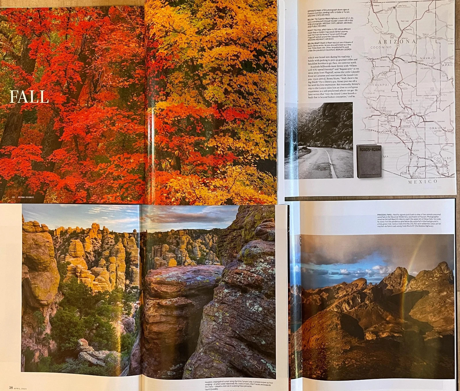 10X Arizona Highways Magazine 2000+ Random Bundle-Scrapbooking Vision Boards Art
