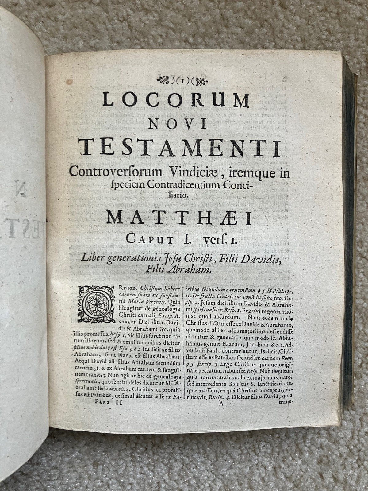 1698 LUX IN TENEBRIS (LIGHT IN DARKNESS) Old & New Testament by Nicolaus Arnoldi