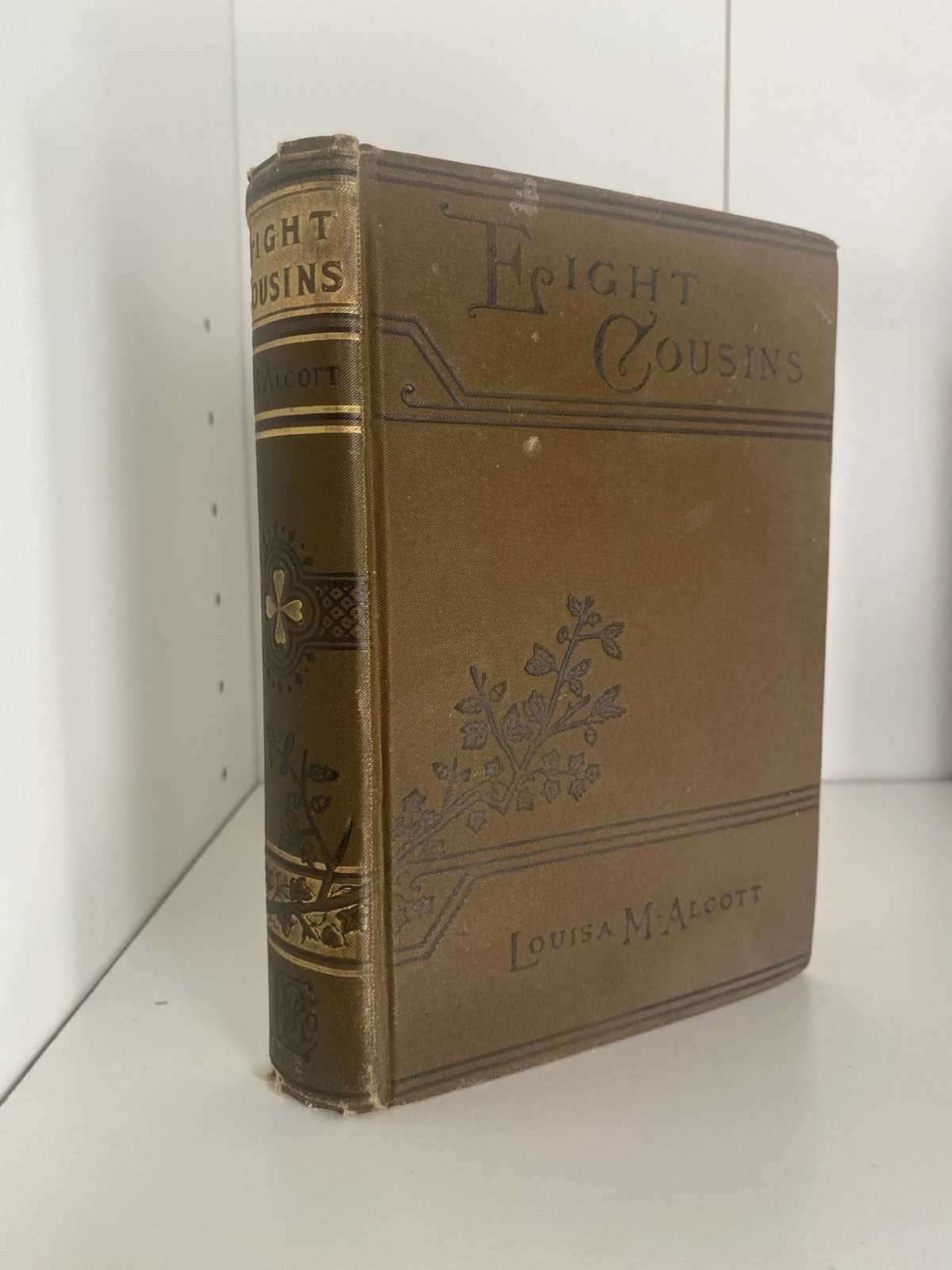 LM Alcott 3 ANTIQUE Books ca. 1900 Gilt Victorian Spines Rare Excel. Condition