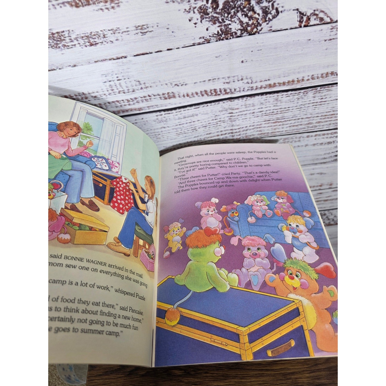VTG 1987 Random House The Popples and Summer Camp Children’s Paperback