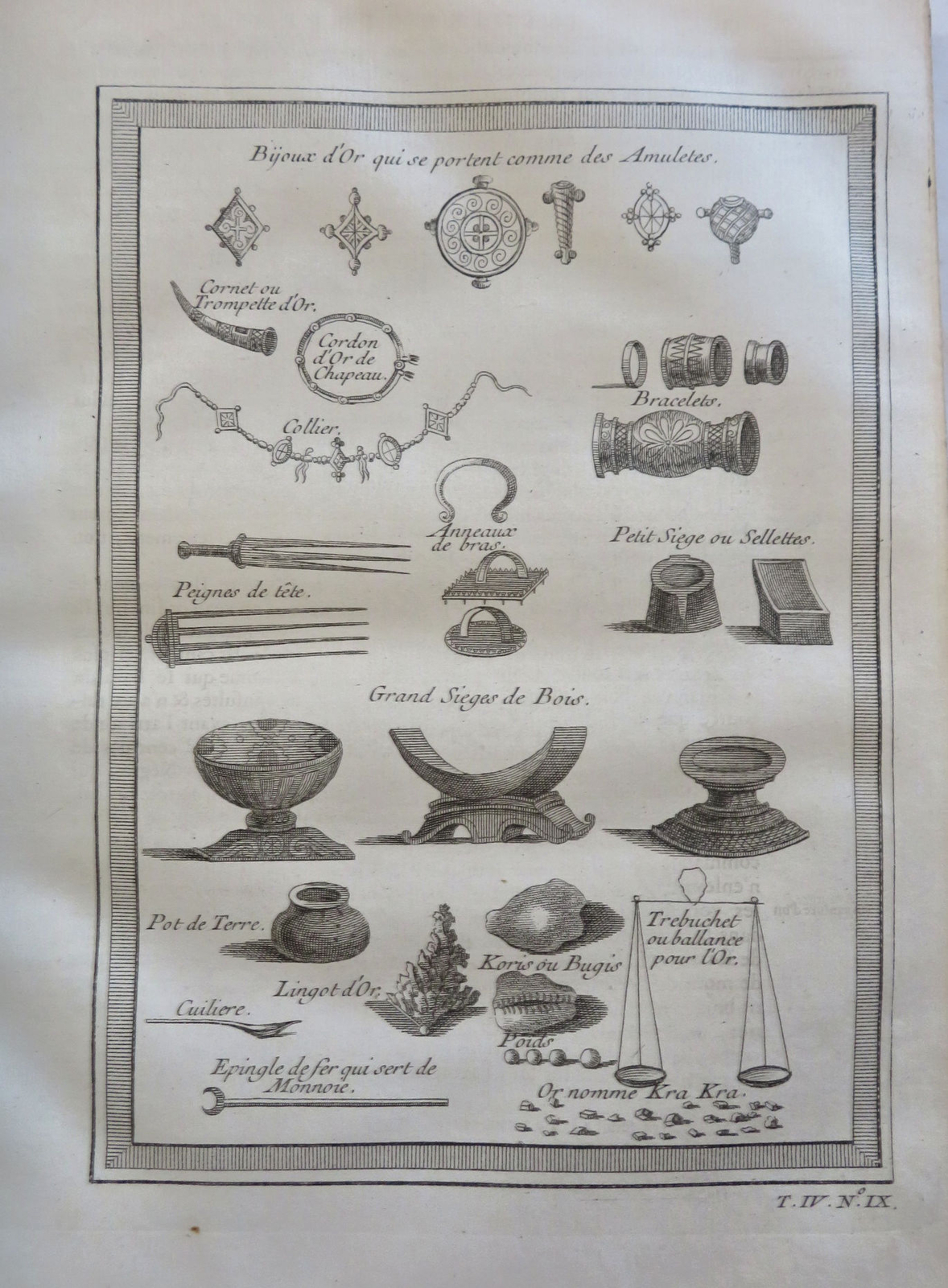 West Africa Ivory Coast Exploration History Voyages 1747 leather book 35 plates