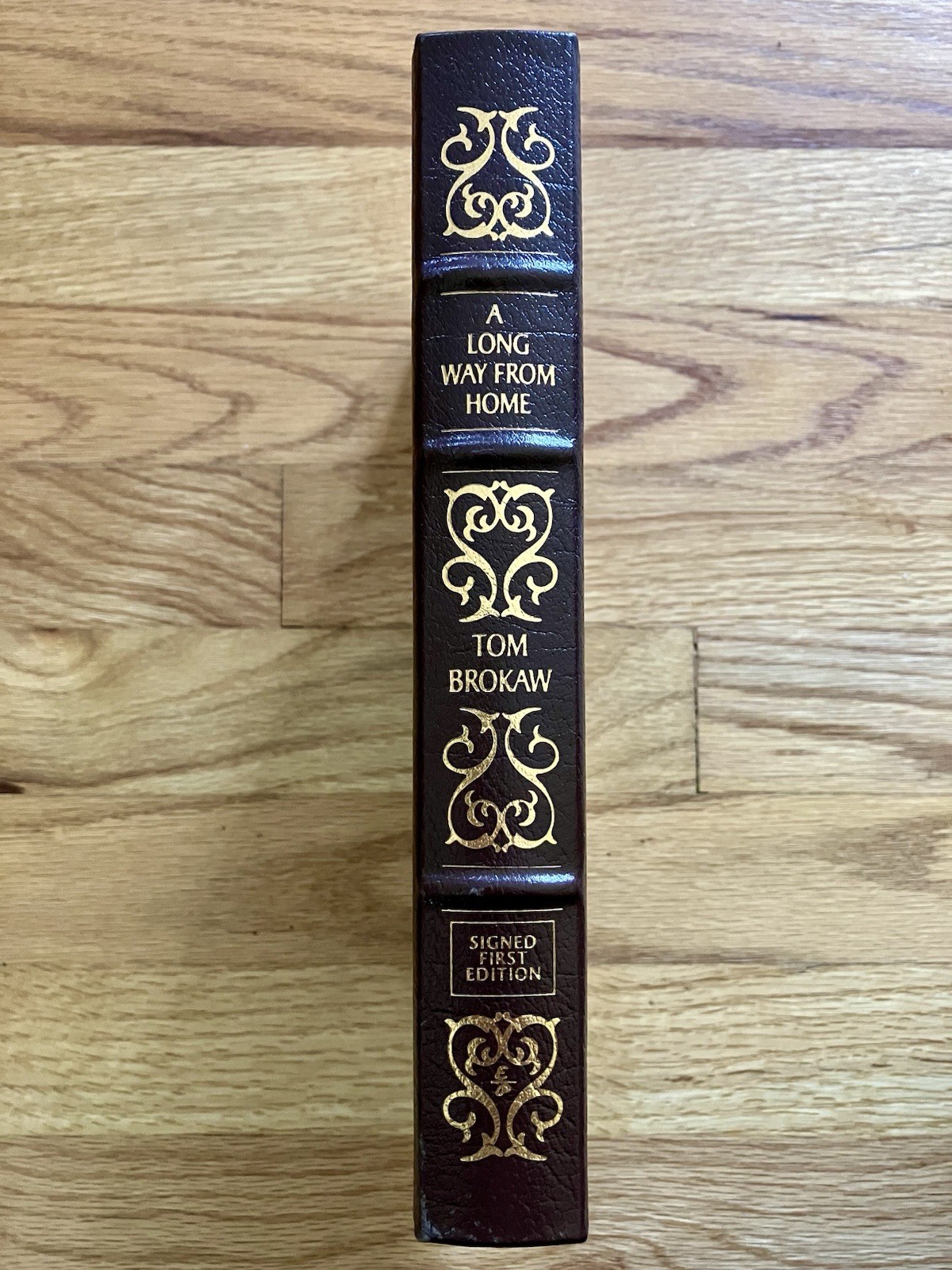 Tom Brokaw A Long Way From Home Signed Leather Collector’s Edition Easton Press