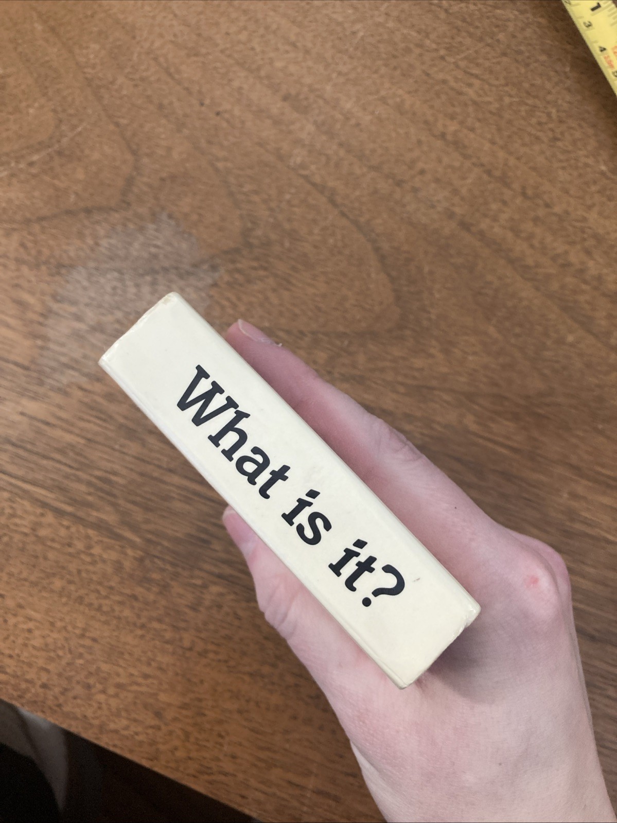 What Is It? Vintage Children’s Board Book National Geographic 1991