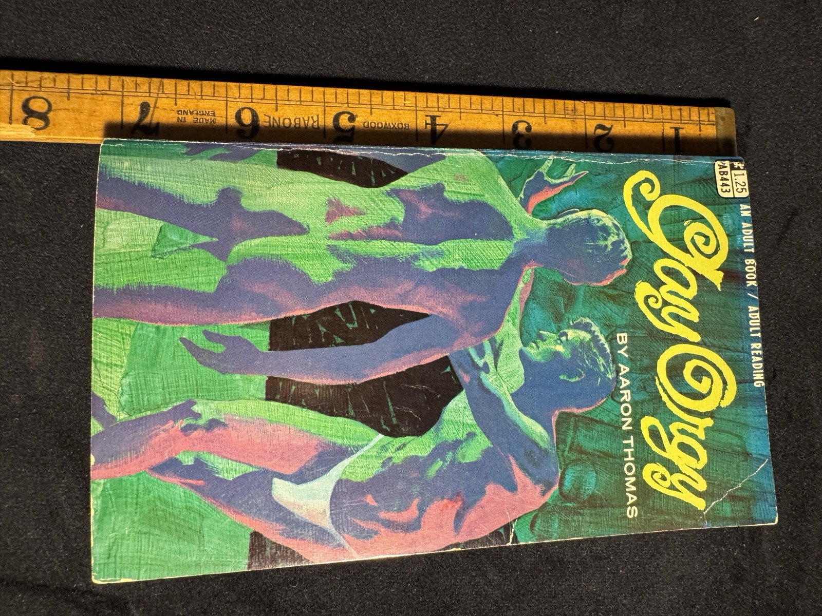 “Gay Orgy” Vintage Pulp Erotica w Darrell Millsap Cover 60s Queer Sleaze !