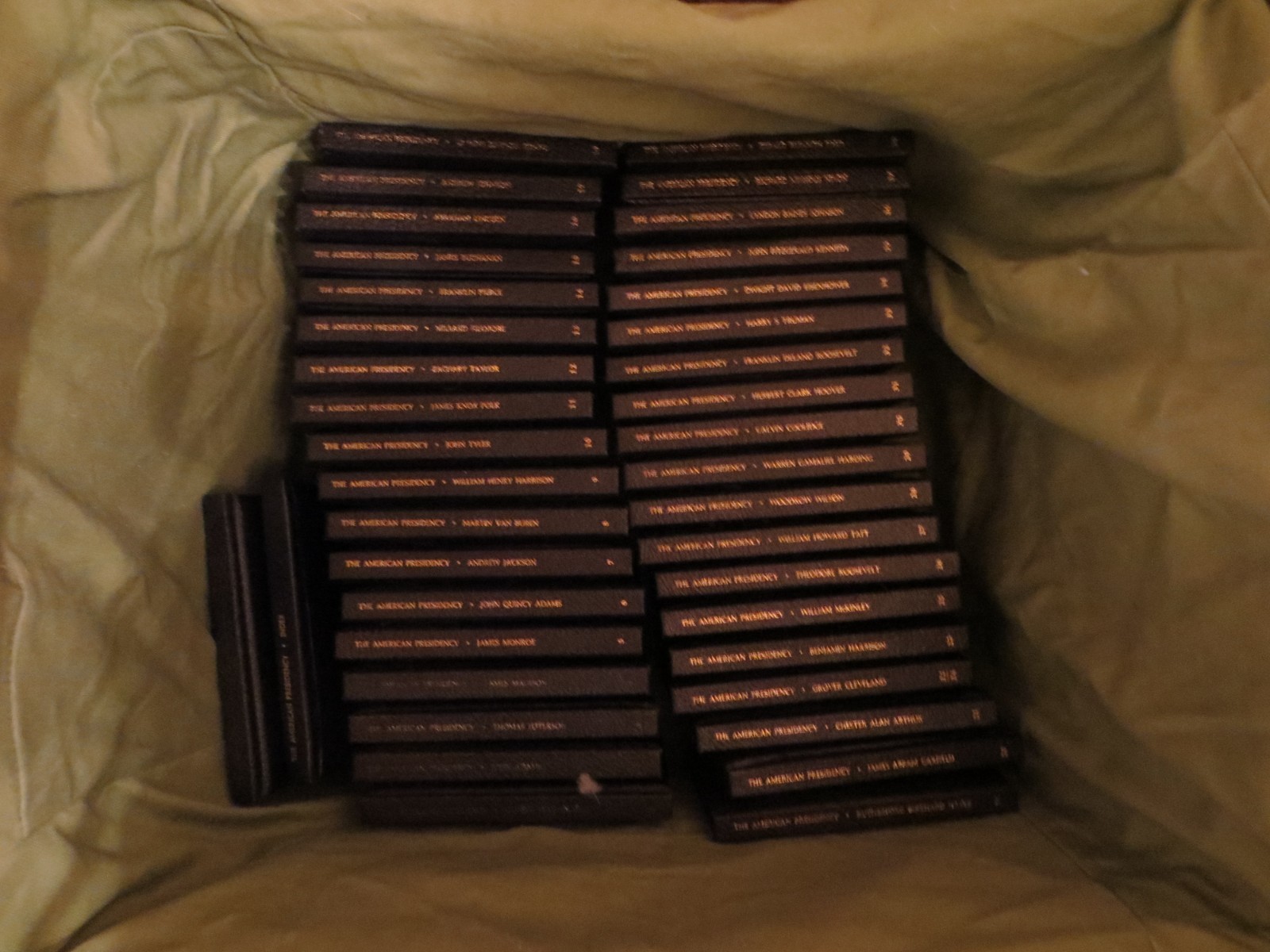 The American Presidency Leather Bound Books Lot of 40 RARE COMPLETE SET