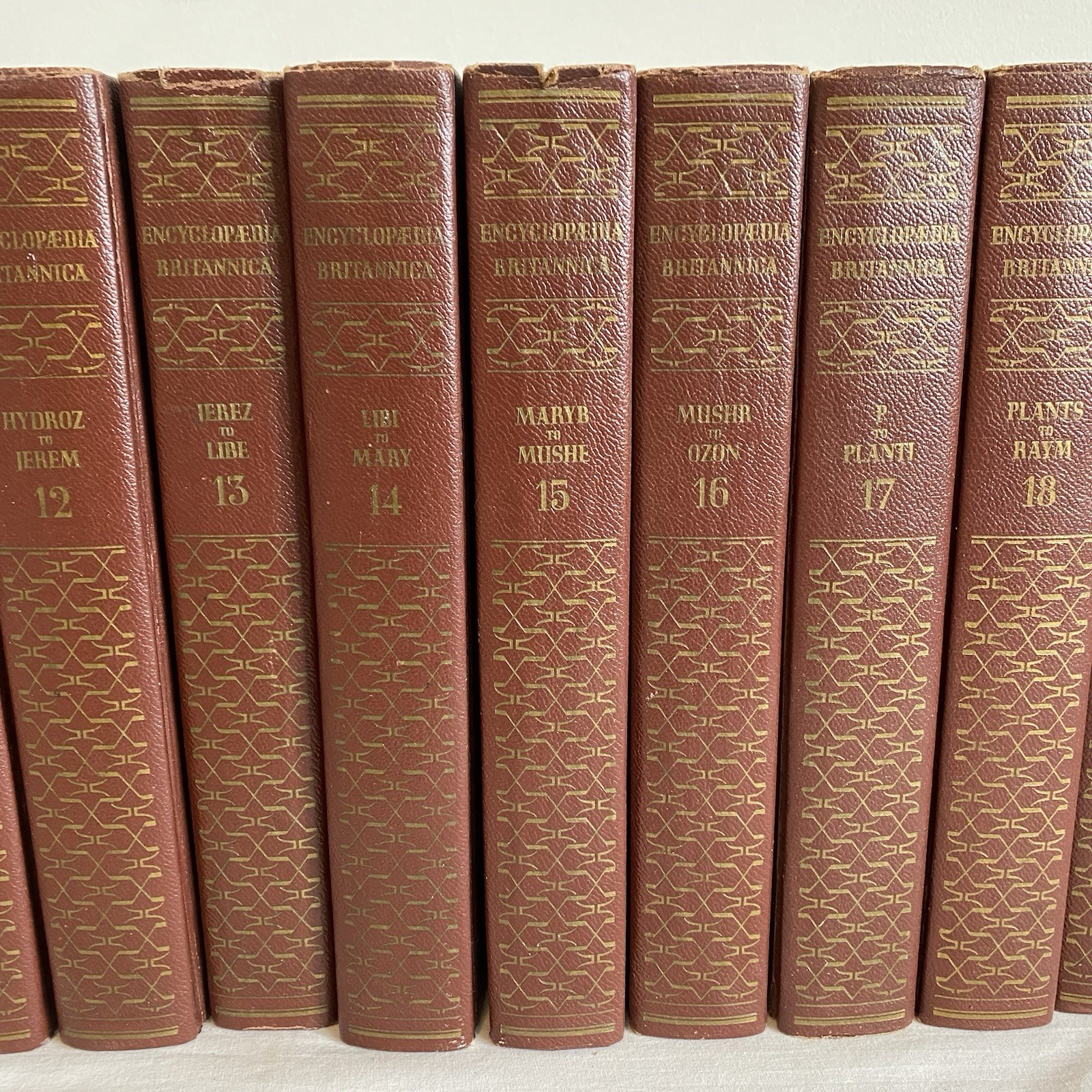 1947 Encyclopedia Britannica Set Complete 24 Volumes University Of Chicago Vtg.