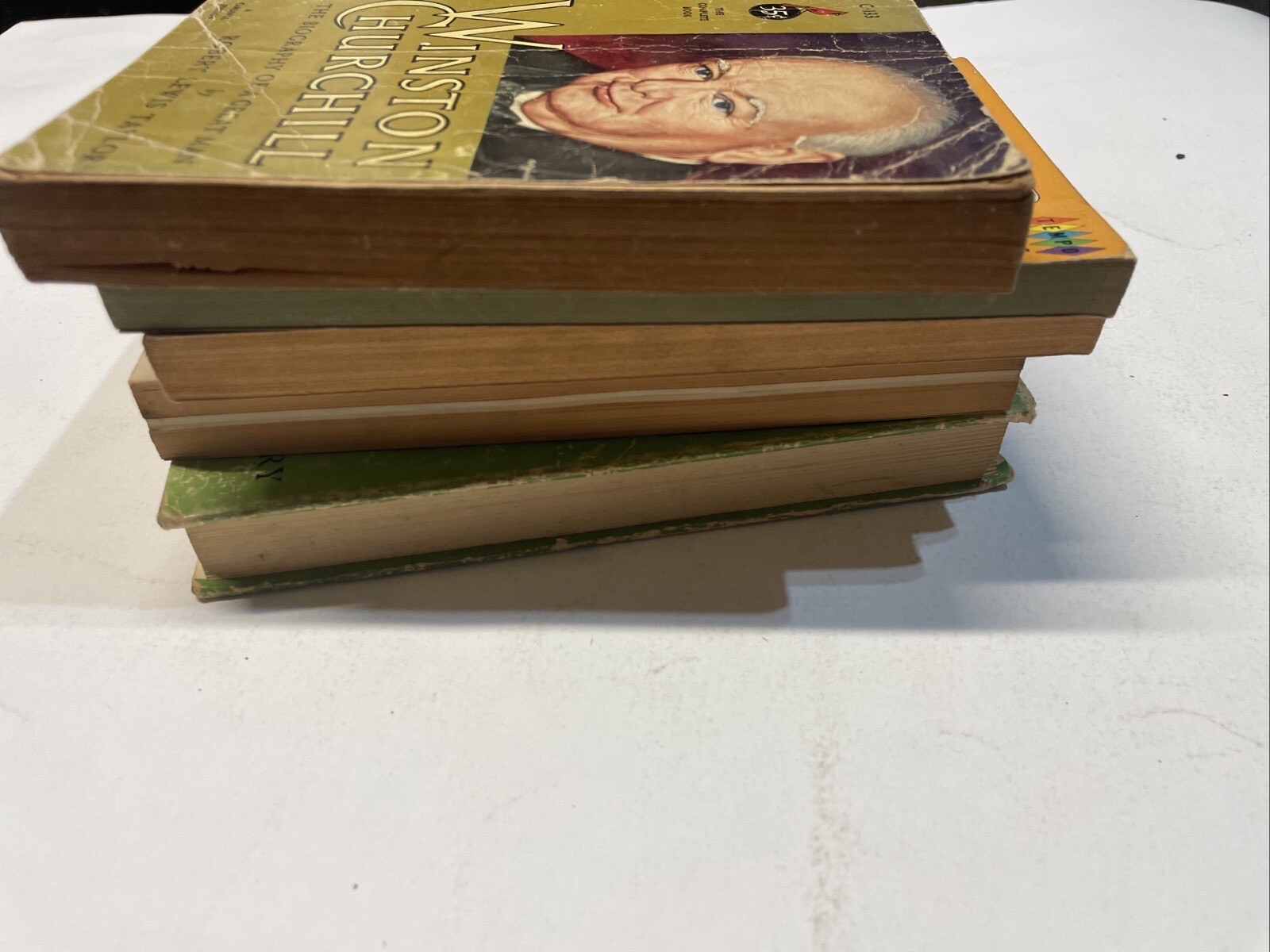 Lot of 5 Vintage History, Biography ,Teachings HB And PB Books Various Authors