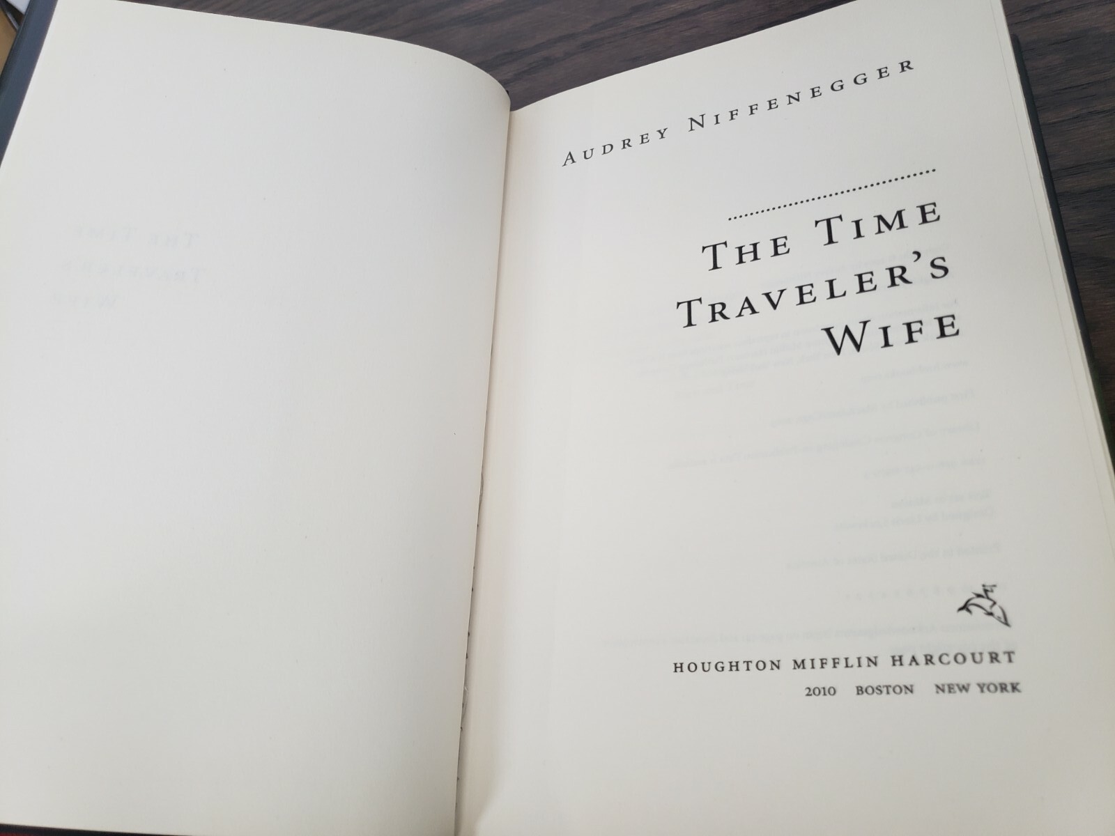 TIME TRAVELER’S WIFE Audrey Niffenegger TV SHOW 1st Edition Reissue 2010 NOVEL