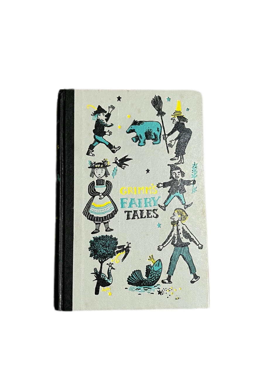 1954 GRIMM’S FAIRY TALES Hard Cover Book – Nelson Doubleday Publishing