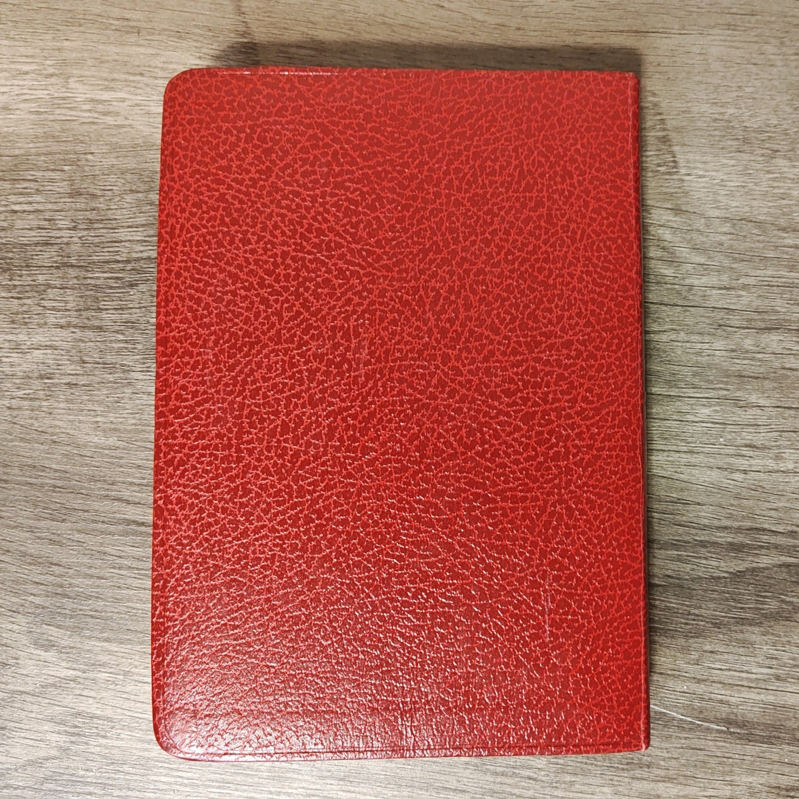 Thomas Nelson Holy Bible RSV Second Edition Red Faux Leather 1971 Vintage