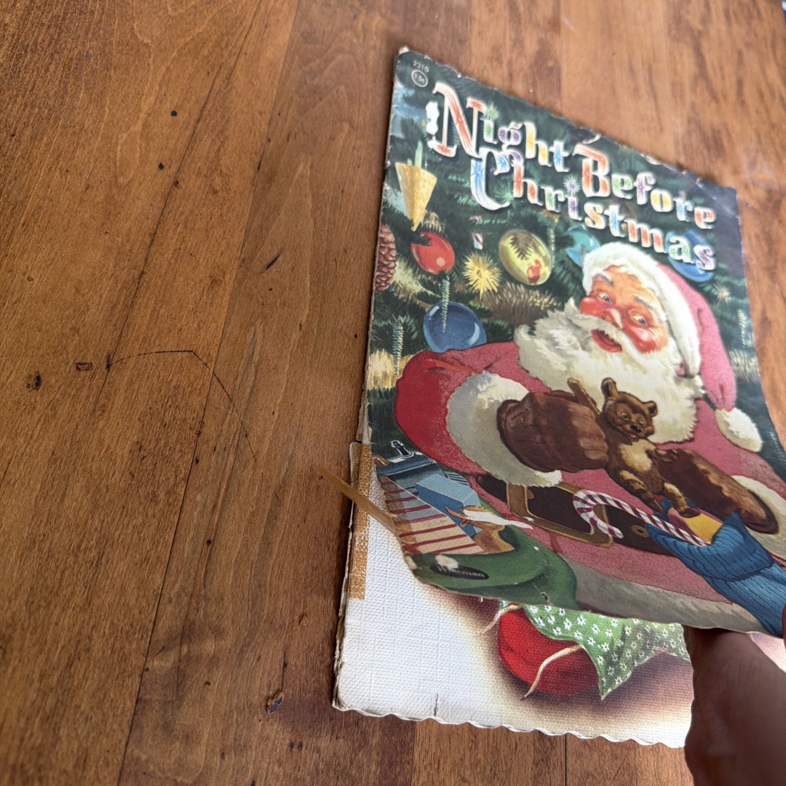 1956 Whitman Publishing The Night Before Christmas 9 x 13 inch