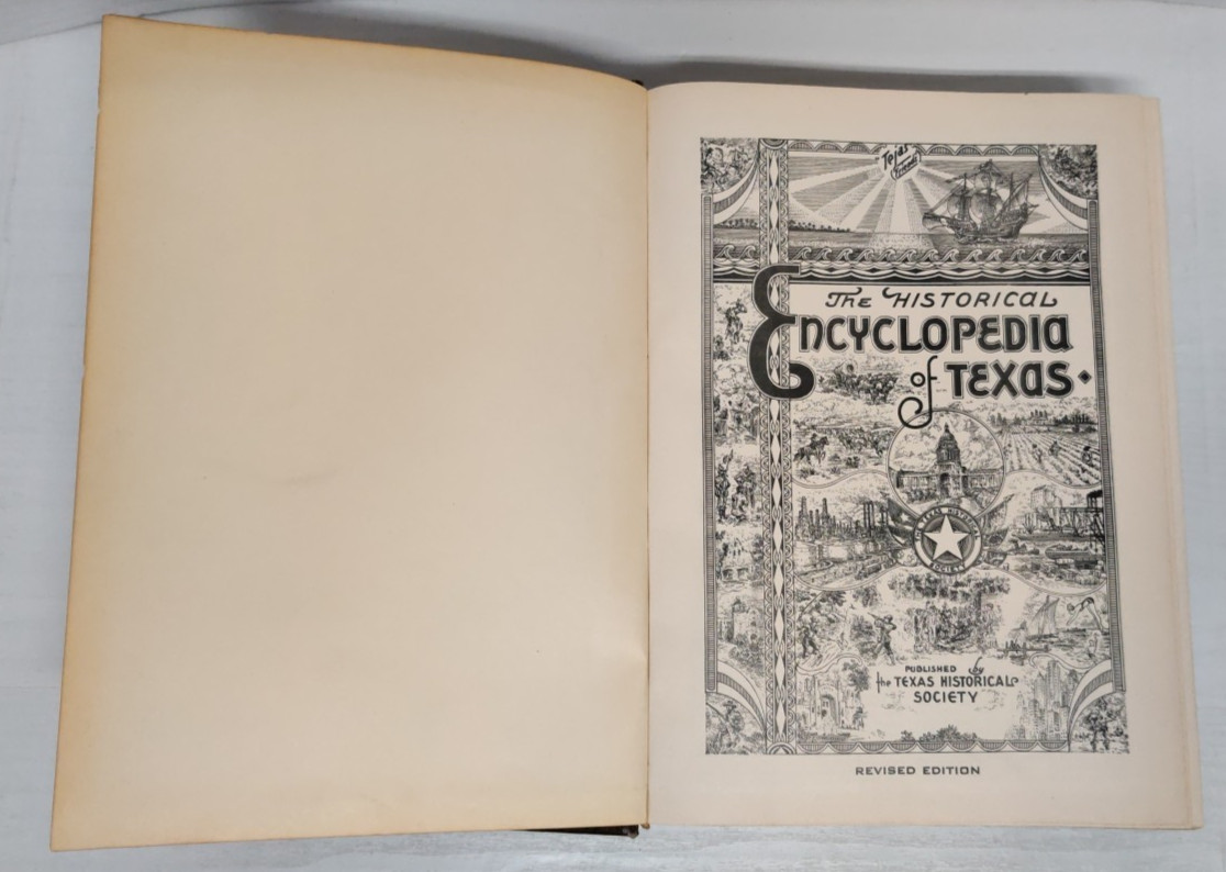 The Historical Encyclopedia of Texas Vol II Revised Version Embossed Biographies