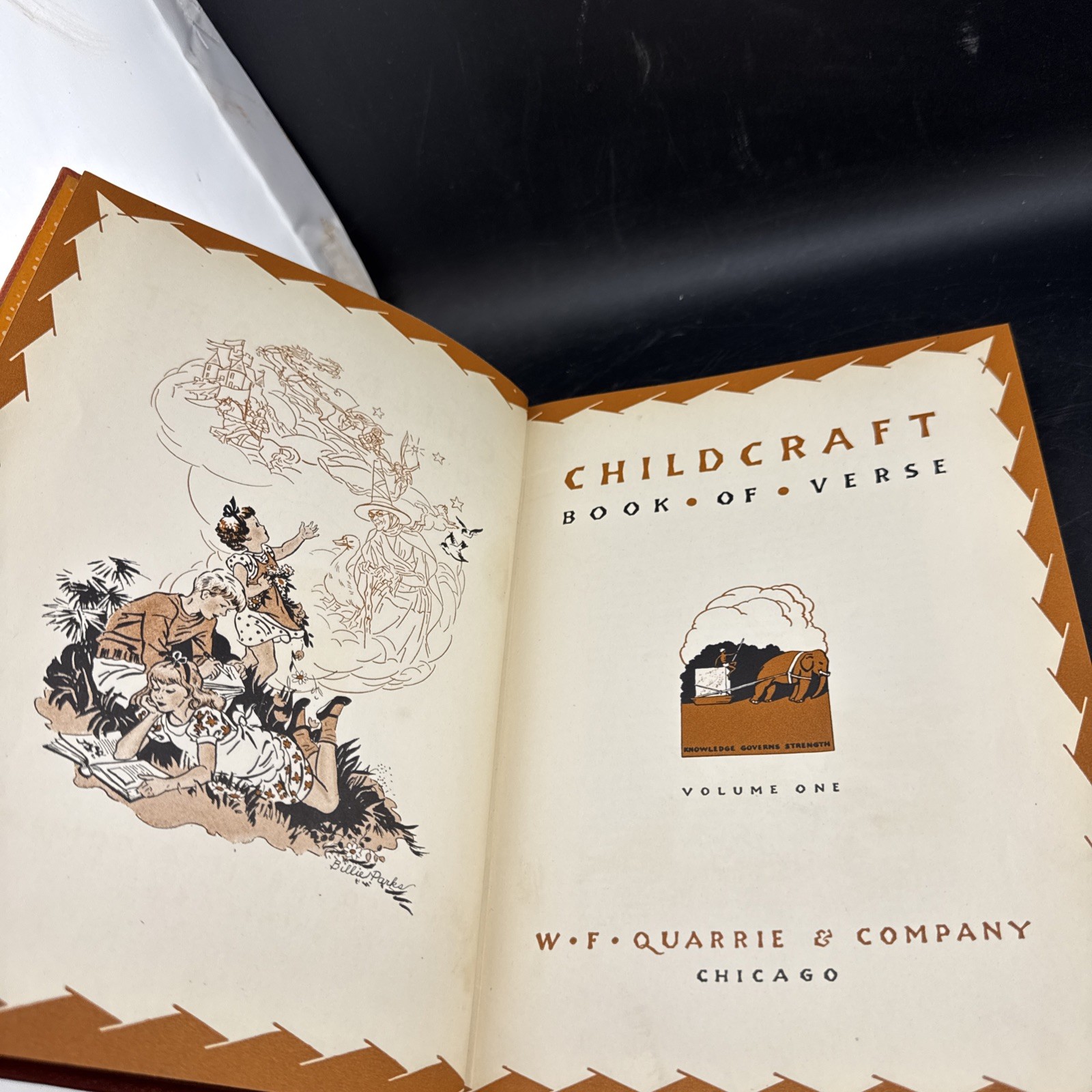 POEMS OF EARLY CHILDHOOD, Childcraft Volume One (1) by unknown author