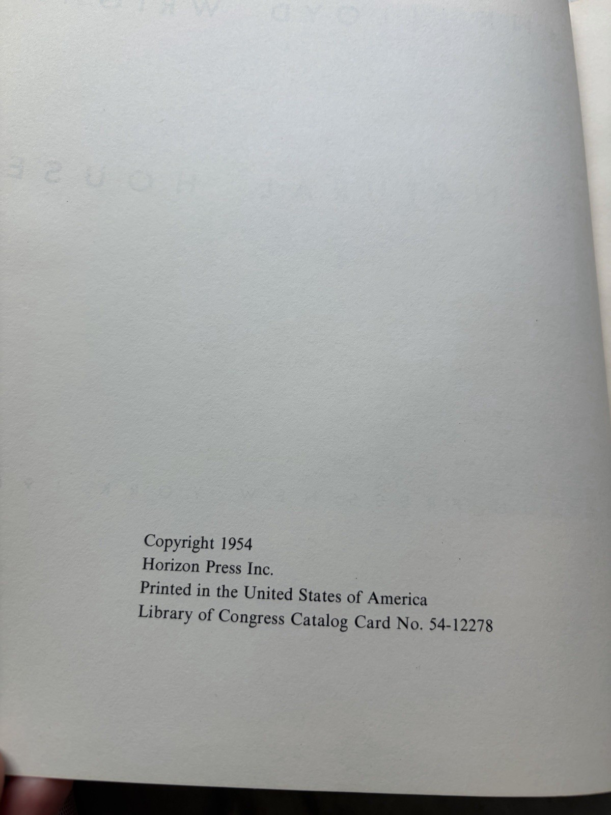 FRANK LLOYD WRIGHT THE NATURAL HOUSE First Edition 1954 HORIZON Hardcover