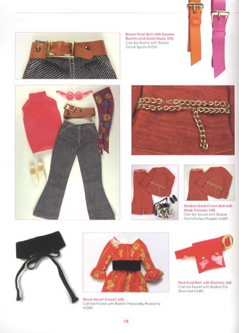 Accessories for Vintage World Fashion Dolls 1959-1972 REFERENCE Barbie Skipper